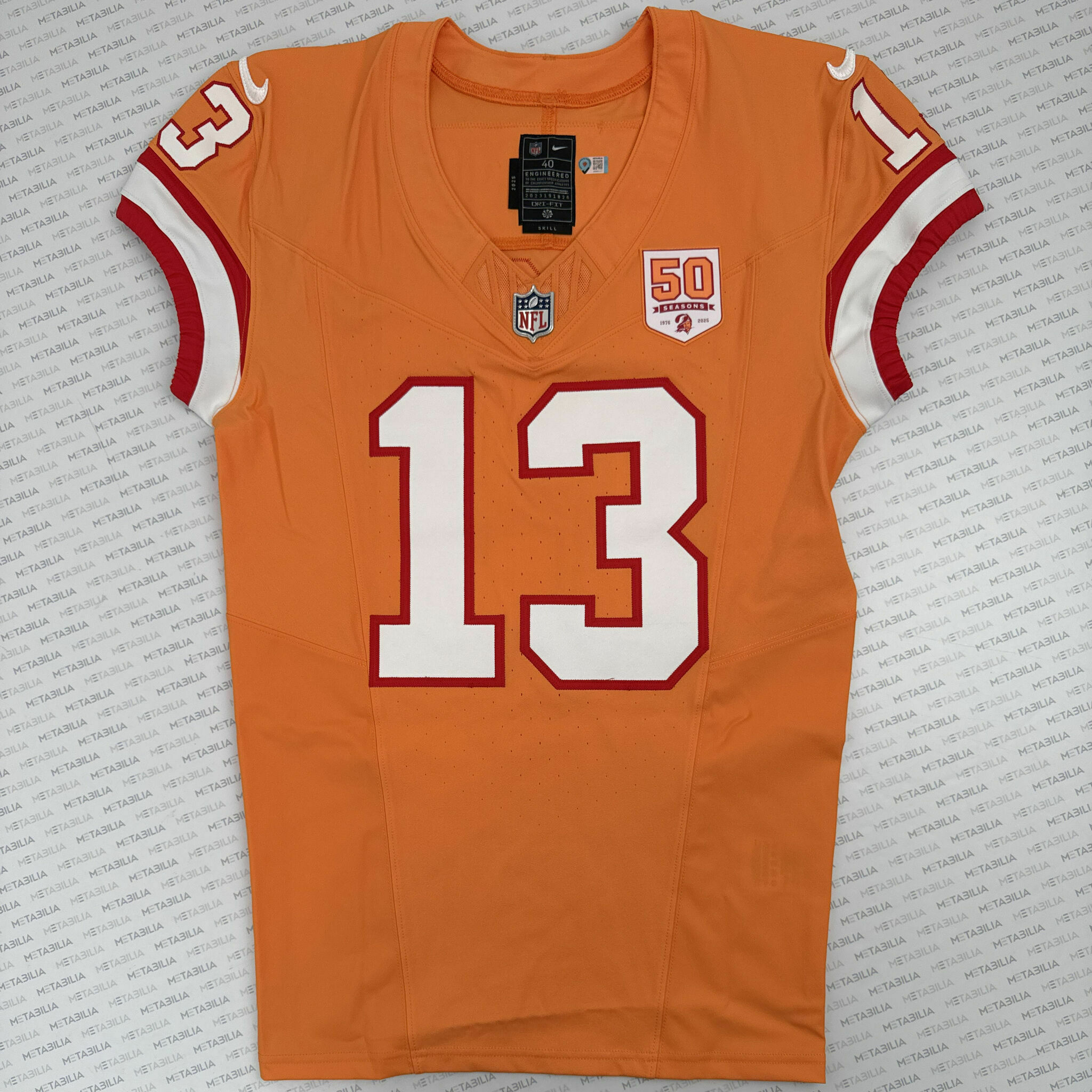 SWEEPSTAKES - #13 Evans Creamsicle Game-Issued Jersey