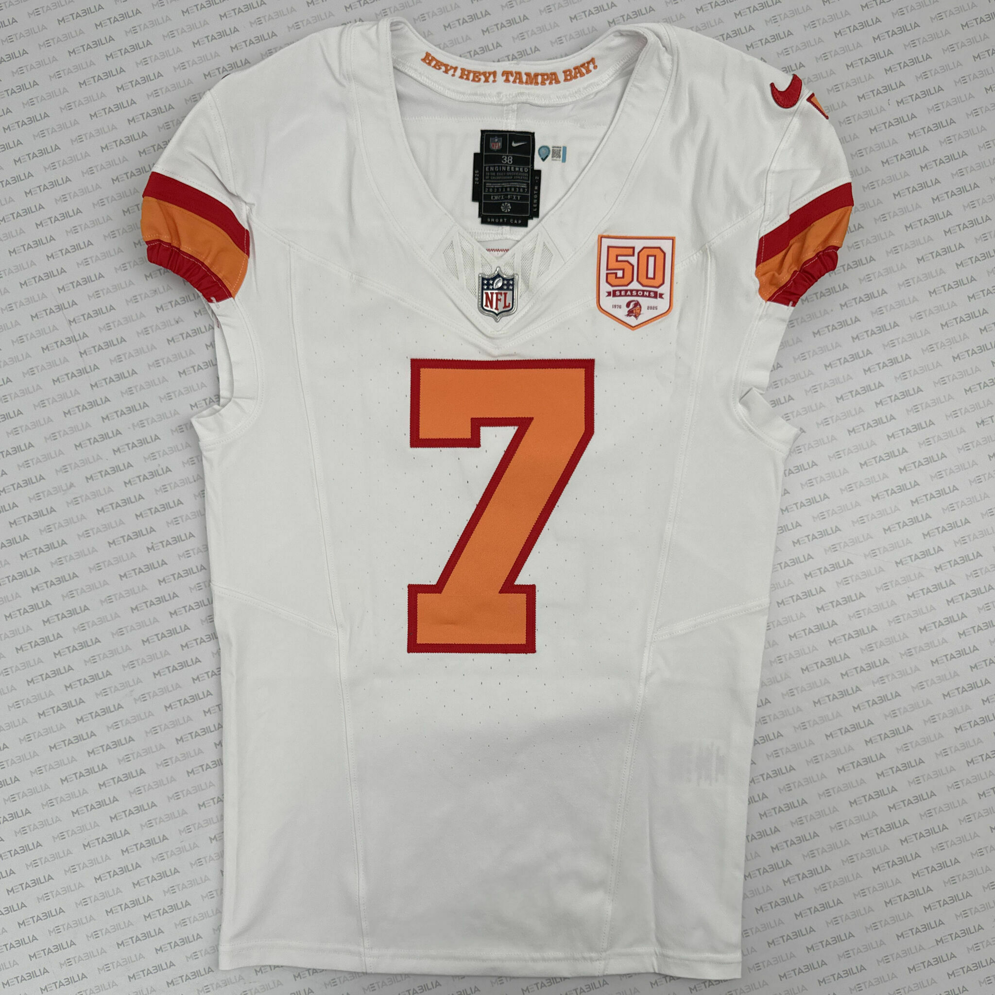 #7 Irving White 1976 Game-Issued Jersey