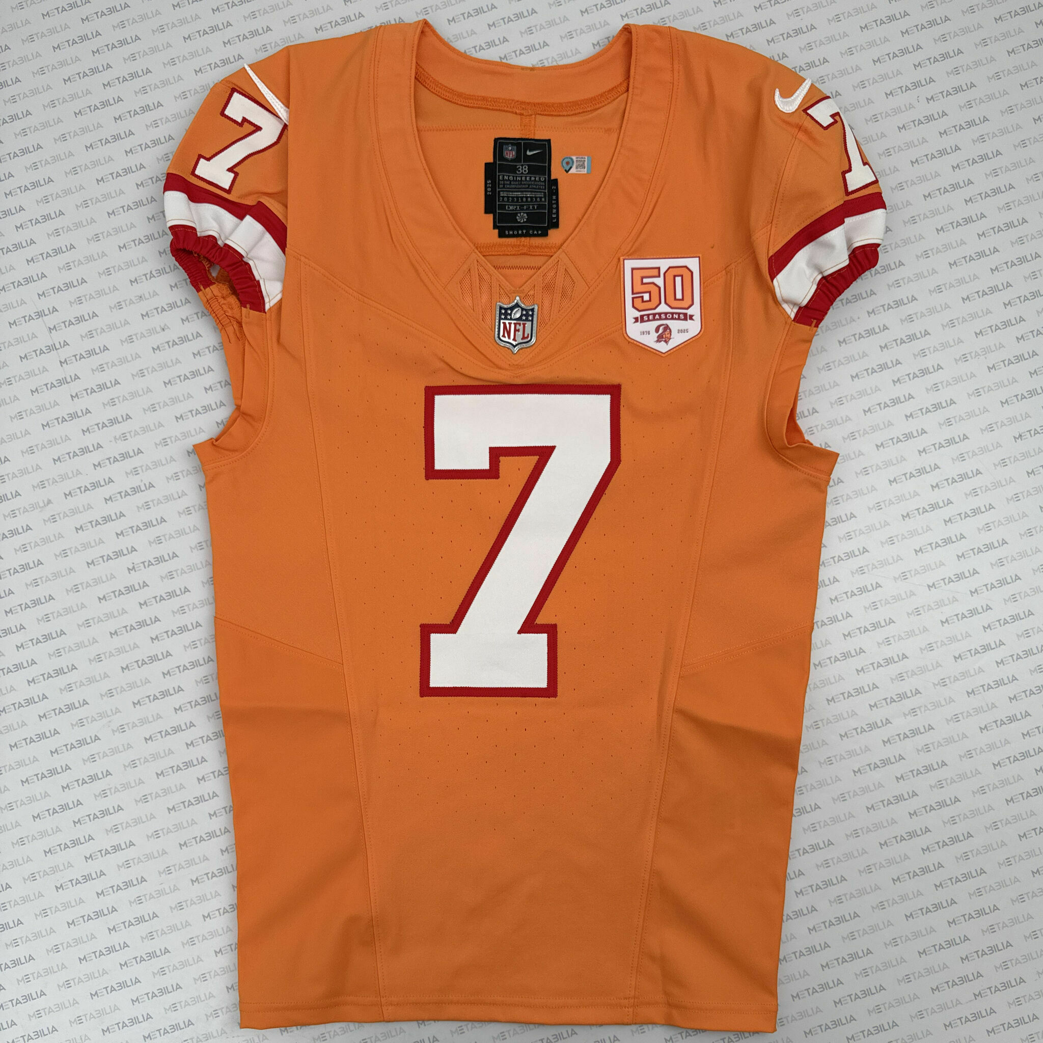 #7 Irving Creamsicle Game-Issued Jersey