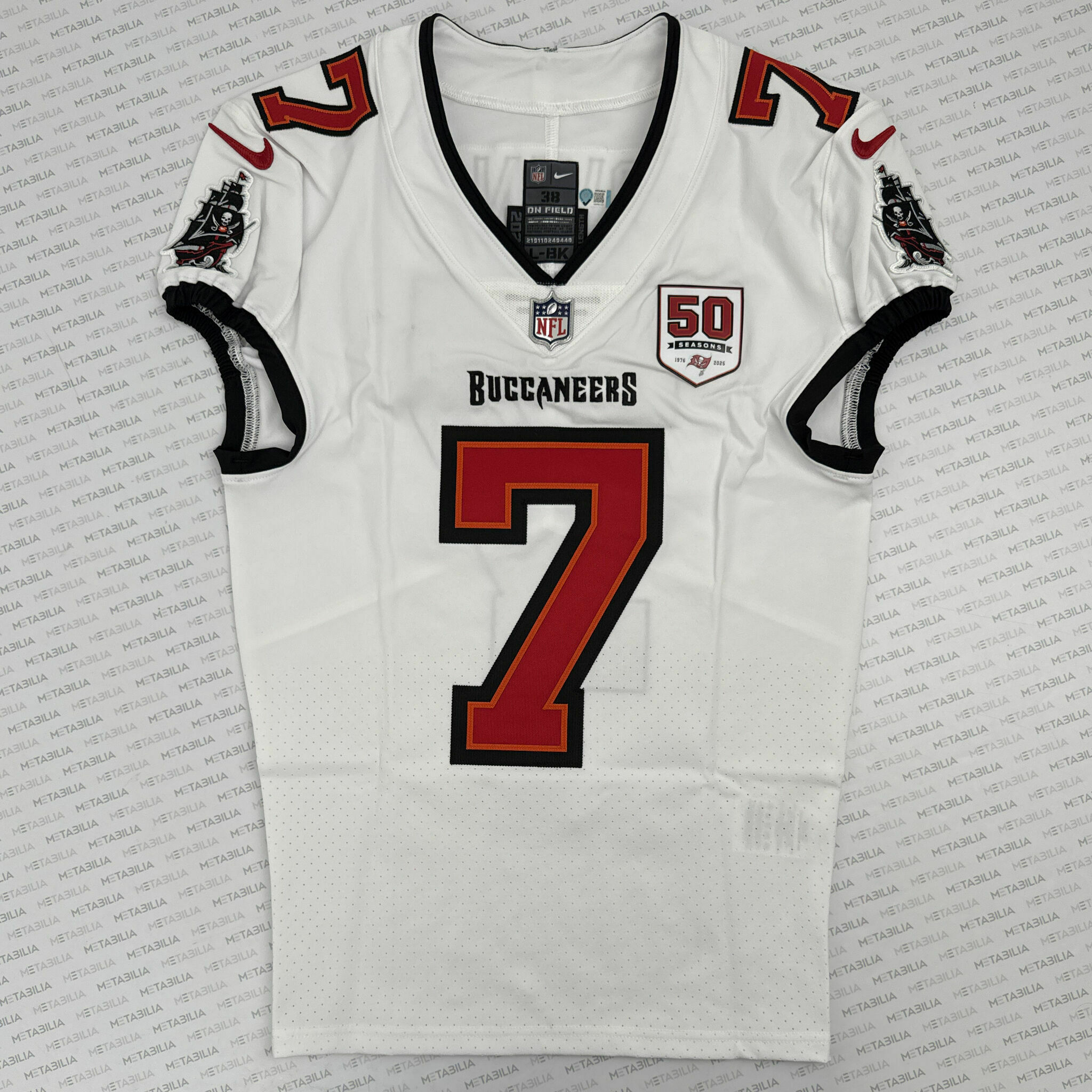 #7 Irving White Game-Issued Jersey