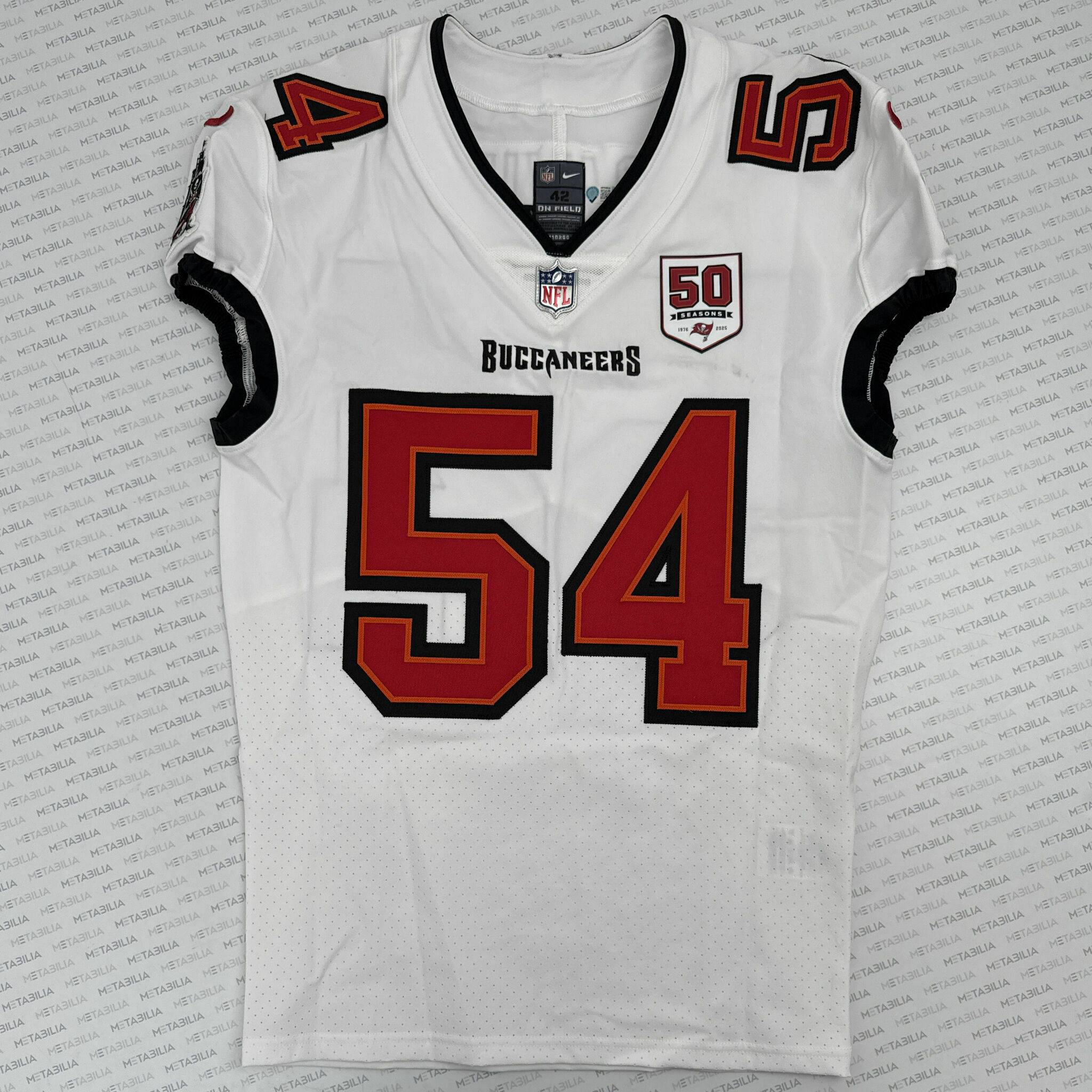 #54 David White Game-Issued Jersey