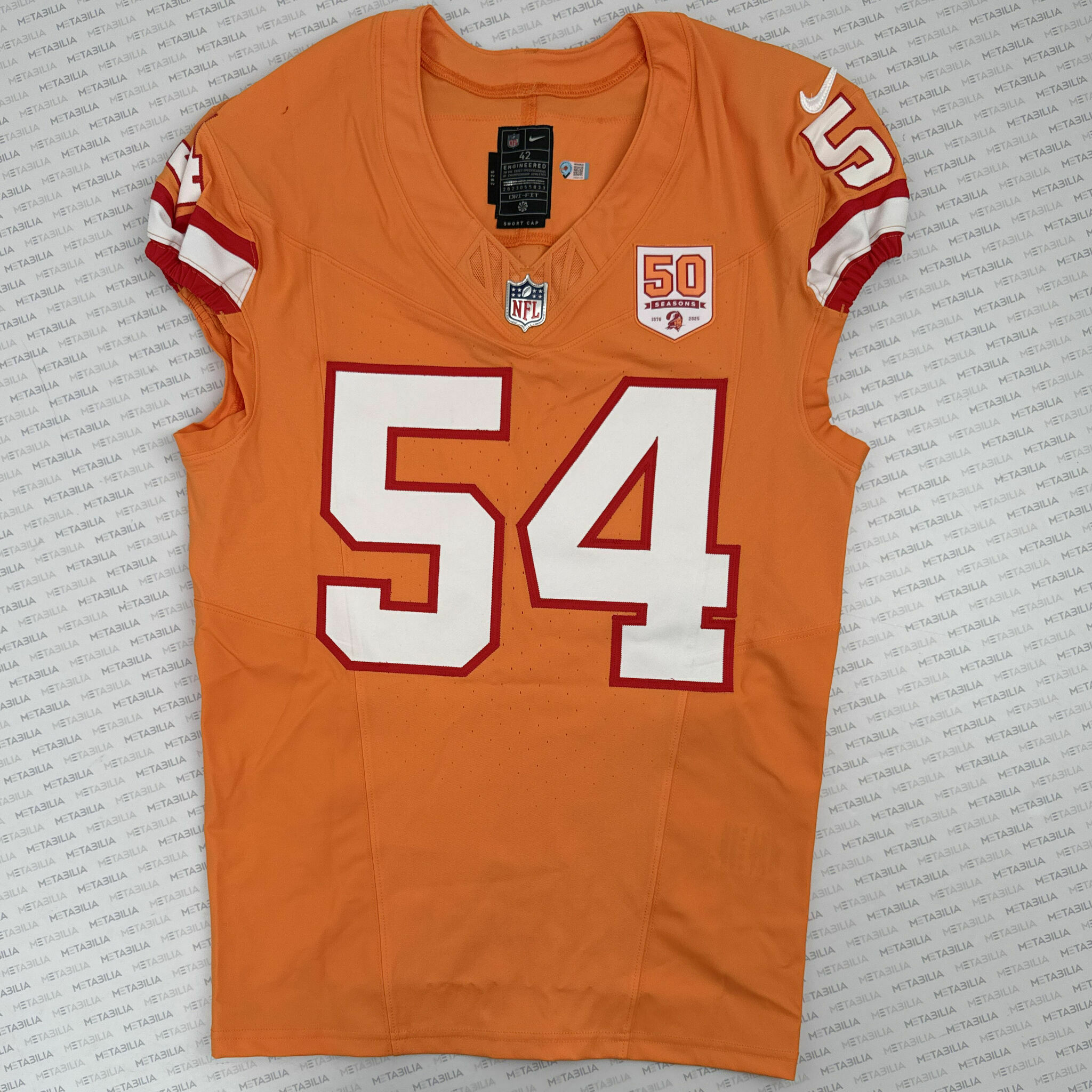 #54 David Creamsicle Game-Issued Jersey