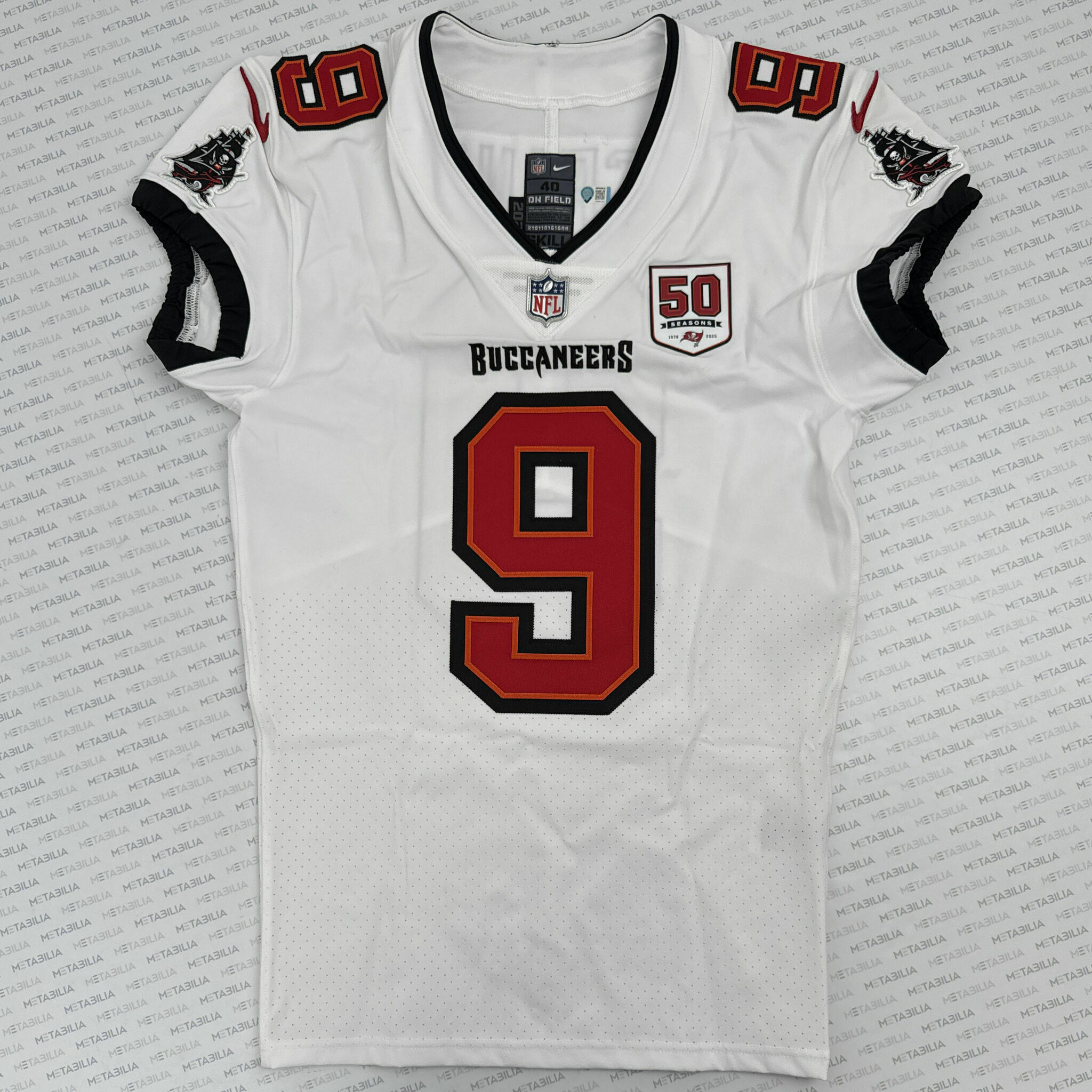 #9 Egbuka Rookie Season White Game-Issued Jersey