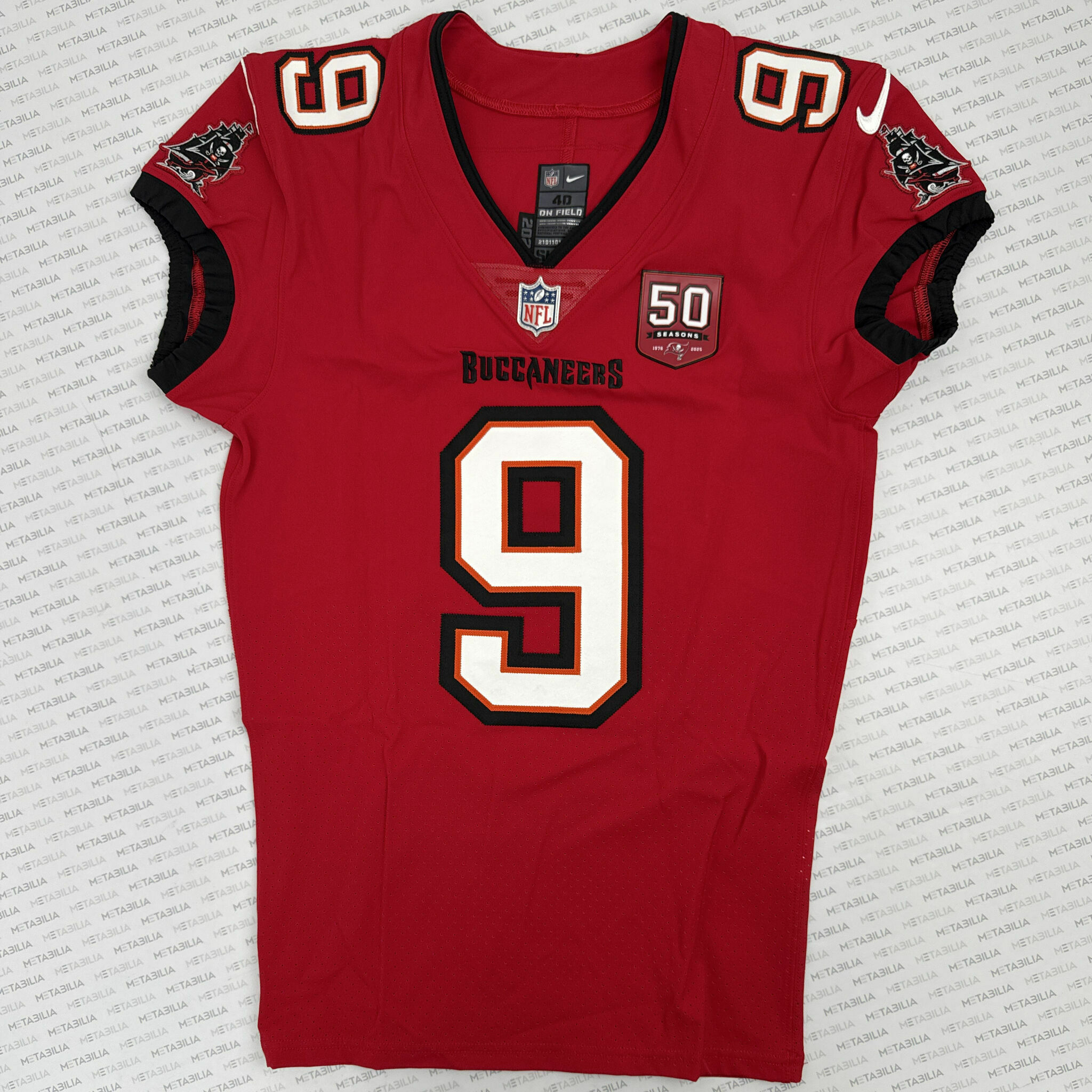 #9 Egbuka Rookie Season Red Game-Issued Jersey