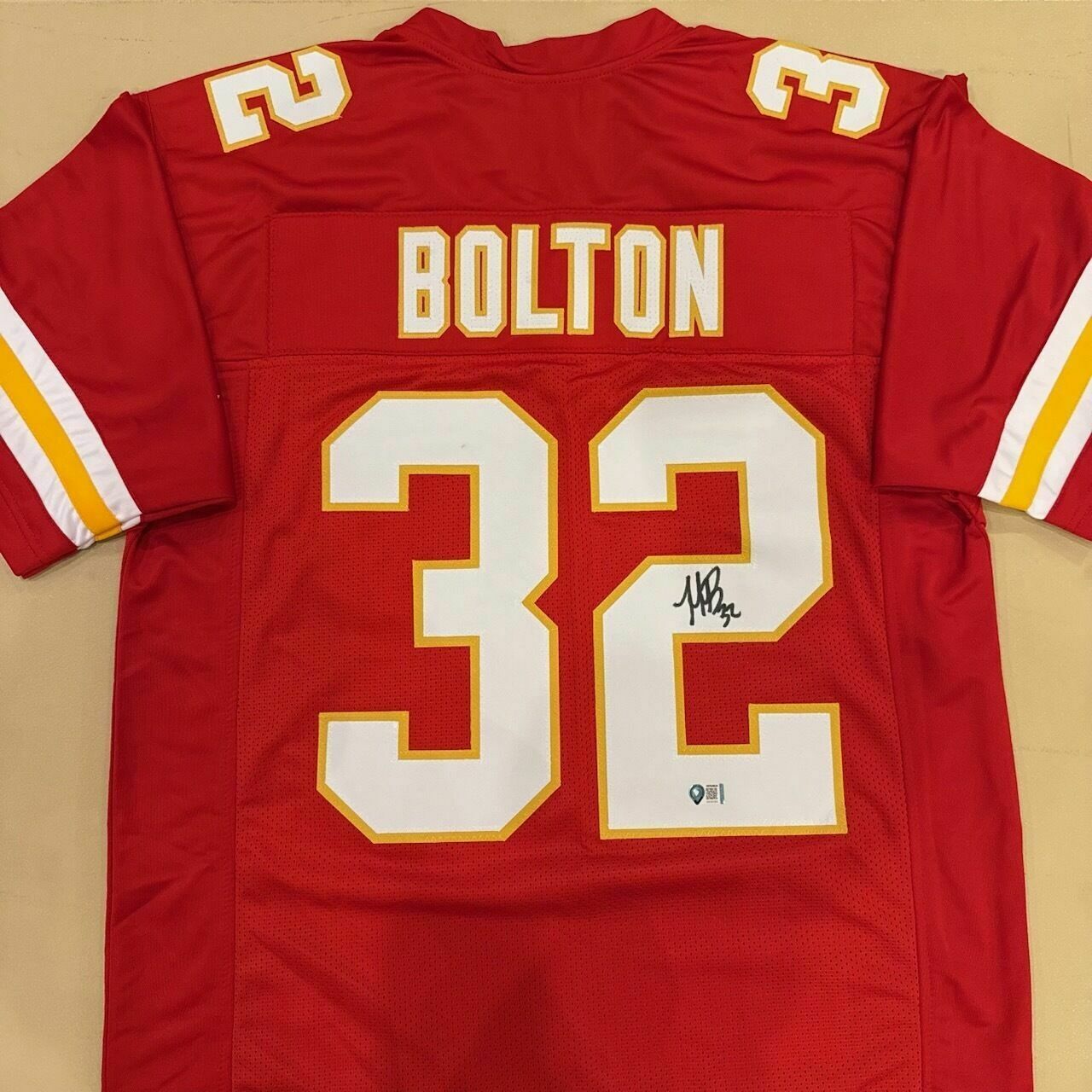 Nick Bolton Signed Red Custom Jersey