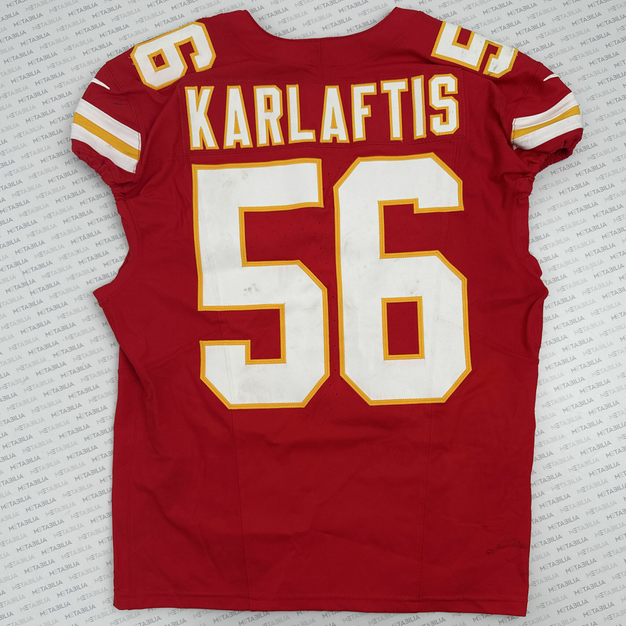 #56 Karlaftis PS3 Game-Worn Jersey vs Bears