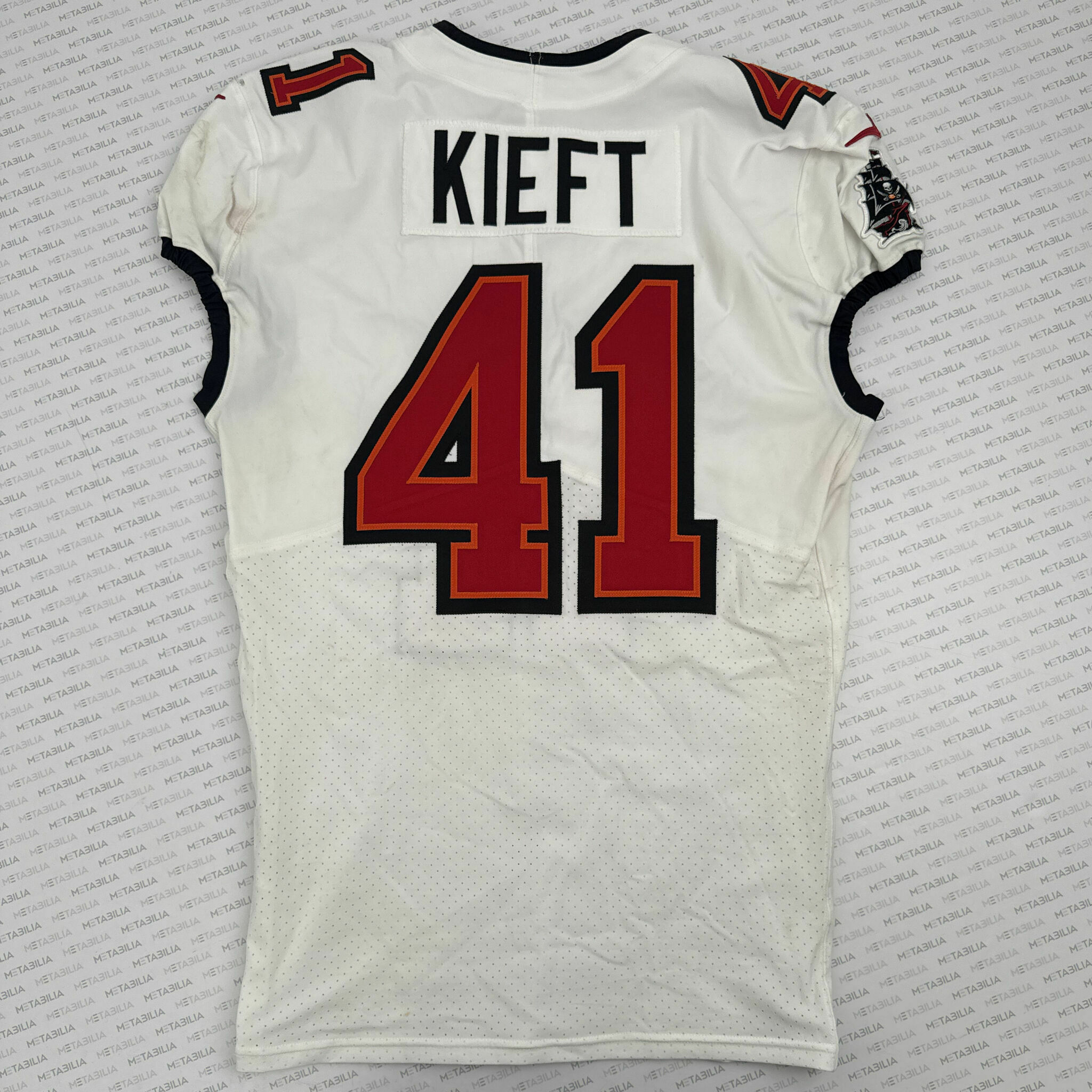 #41 Kieft PS3 Game-Worn Jersey vs Bills