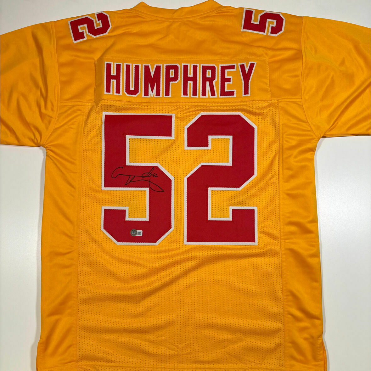Humphrey Signed Yellow Custom Jersey