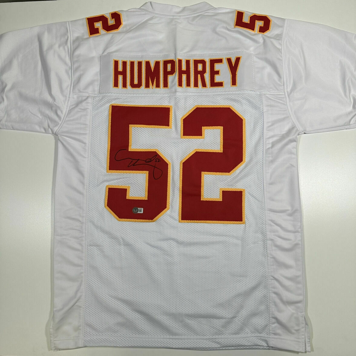 Humphrey Signed White Custom Jersey