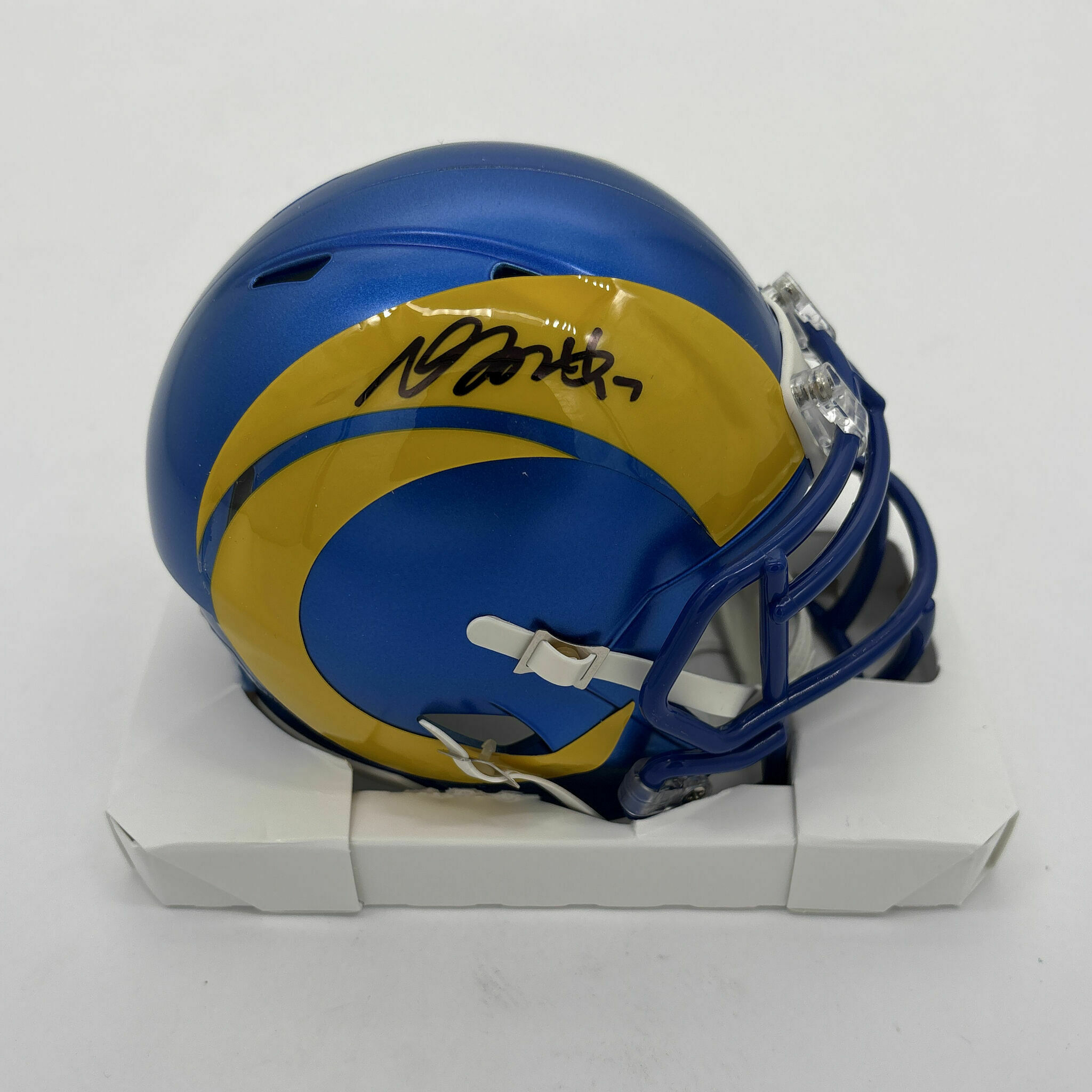 Davante Adams Signed Speed Mini Helmet