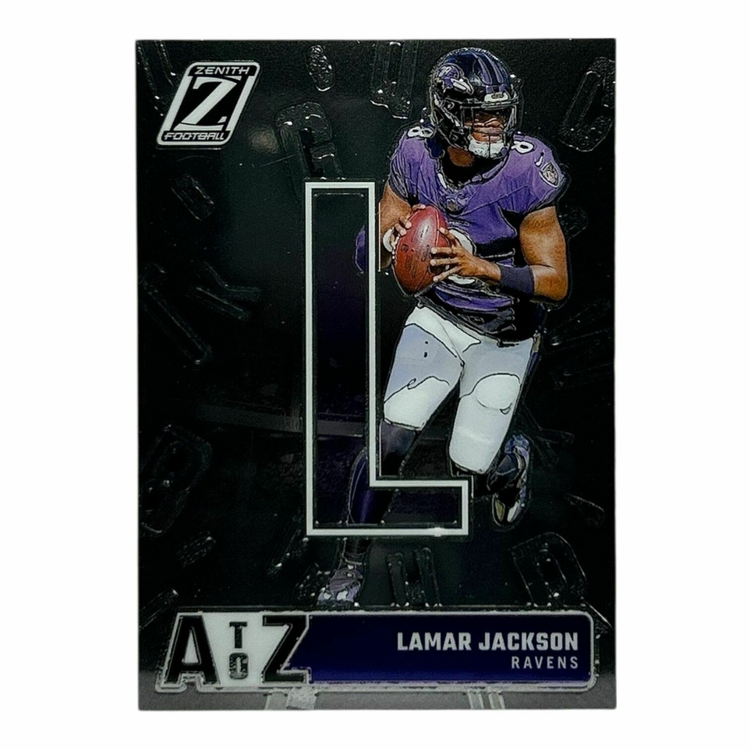 Lamar Jackson 2024 Panini Zenith Football A To Z Trading Card