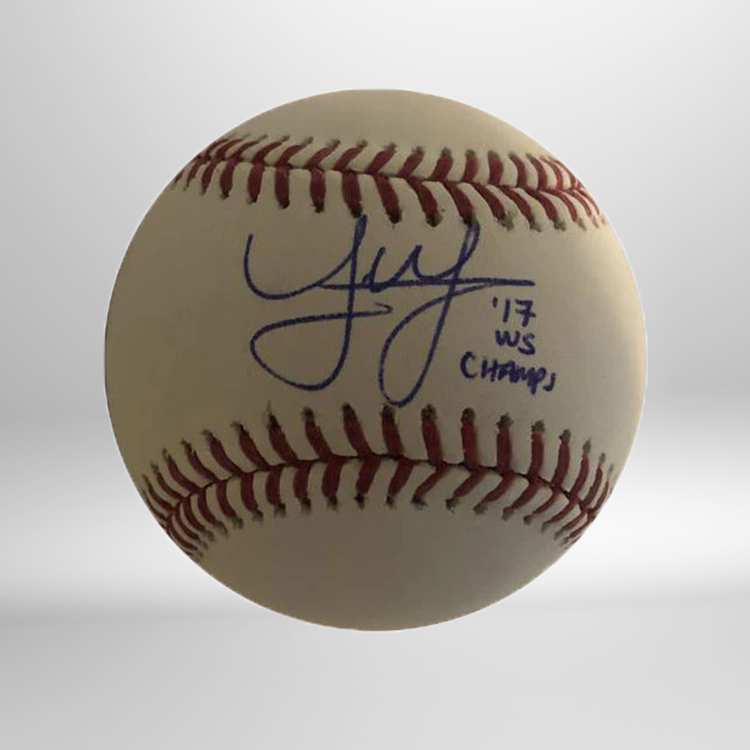 Joe Musgrove signed "17 WS Champs" Baseball