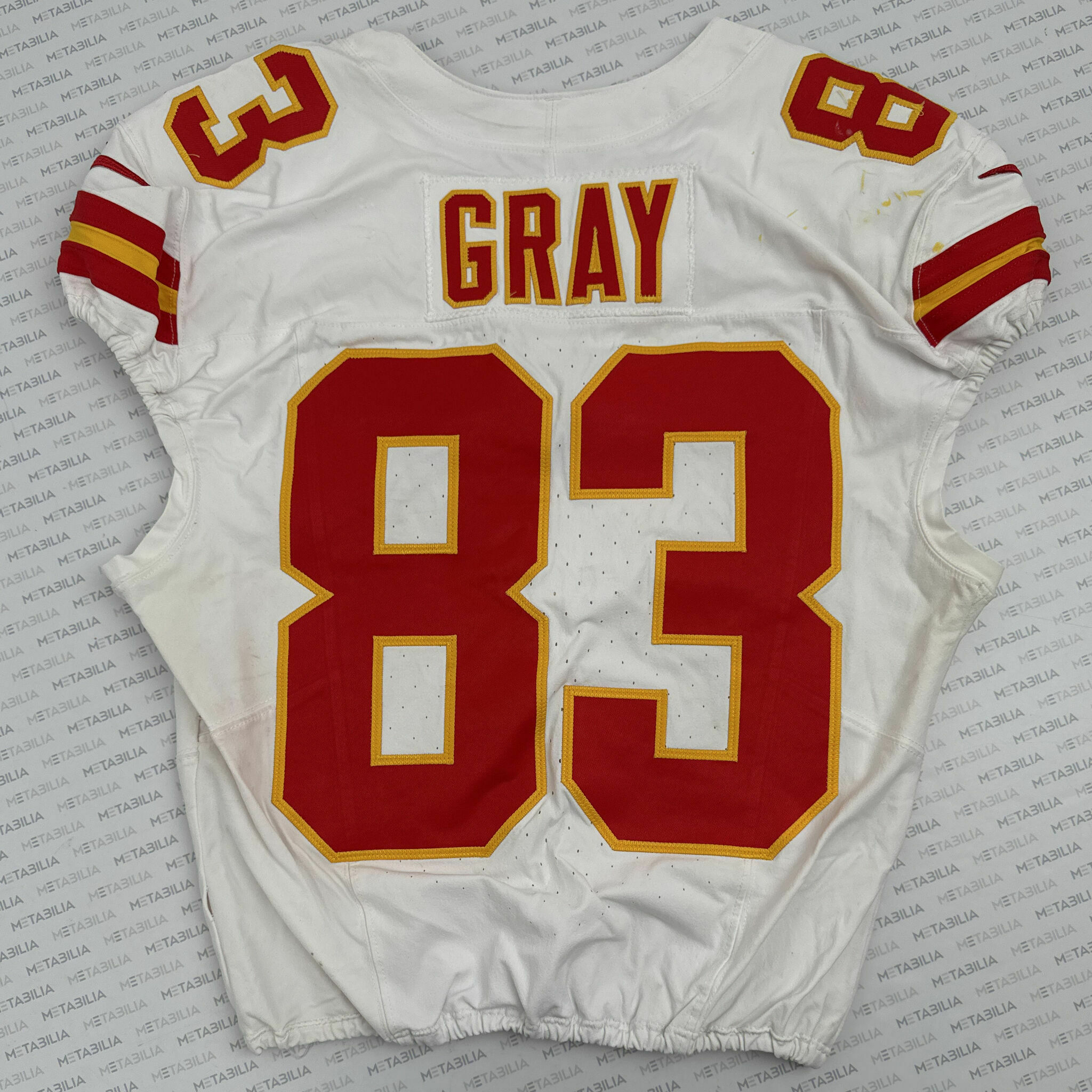 #83 GRAY Game-Worn Jersey from BRAZIL vs LAC