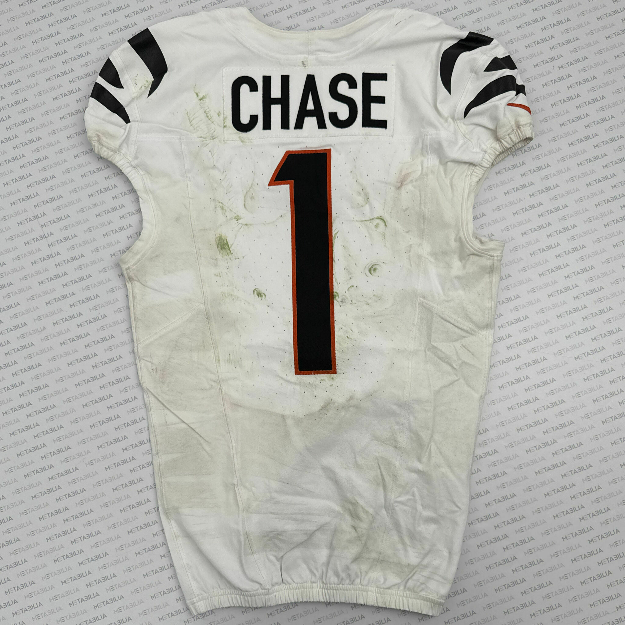 #1 Ja'Marr Chase Game-Worn Jersey vs Browns