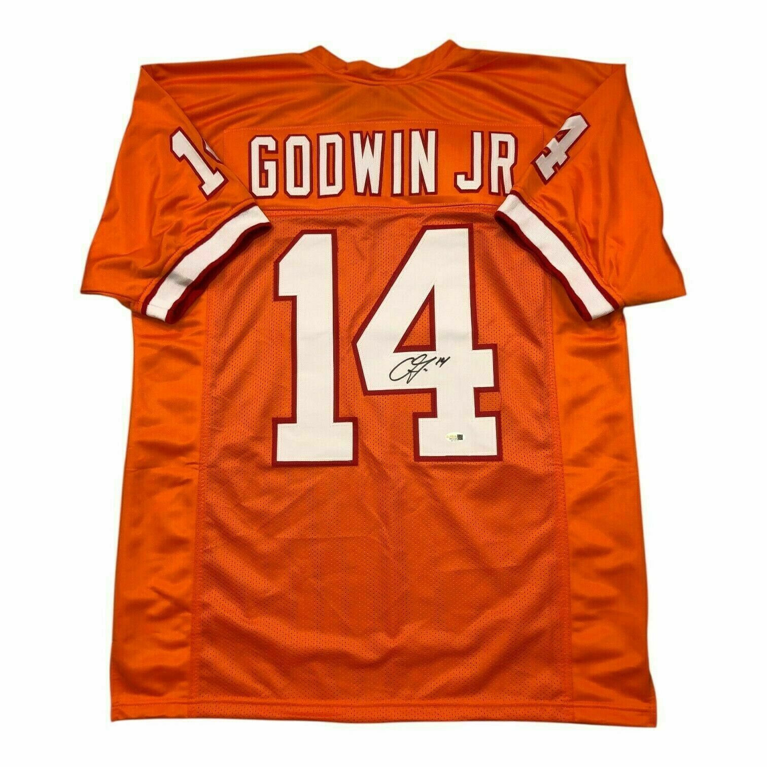 Chris Godwin Autographed Custom Creamsicle Jersey - JSA QR