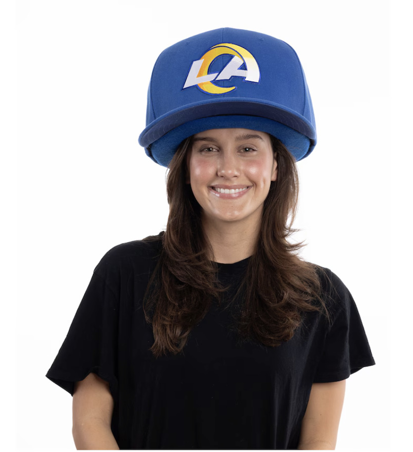 OVERSIZED SUPER FAN HAT in Black Rams (Fun Gift!)