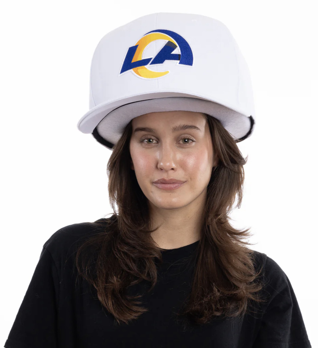 OVERSIZED SUPER FAN HAT in Black Rams (Fun Gift!)