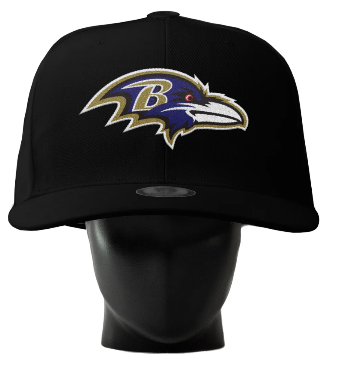 Oversized Super Fan Hat in Black Ravens (Fun Gift / Great for Autographs)