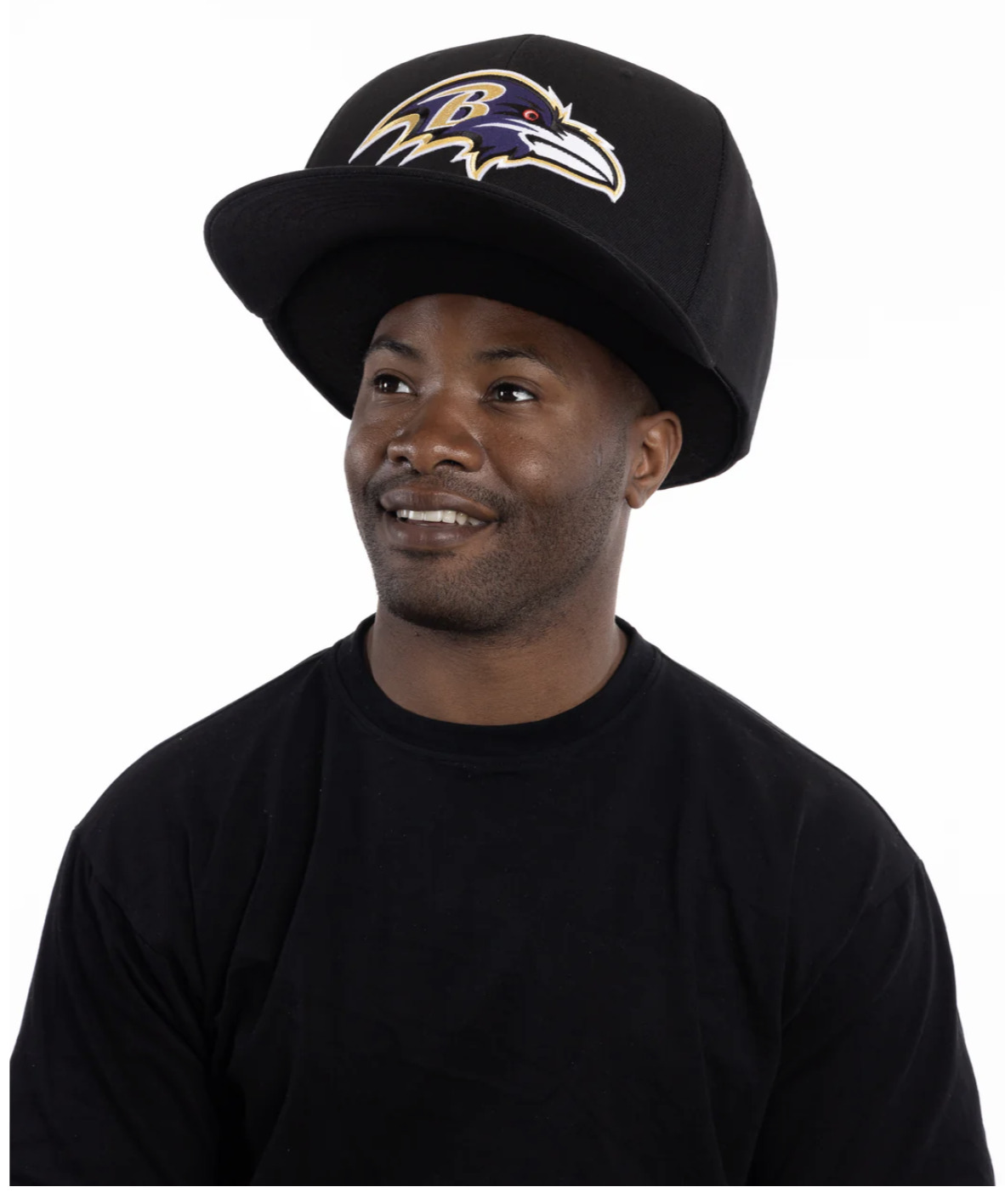 Oversized Super Fan Hat in Black Ravens (Fun Gift / Great for Autographs)