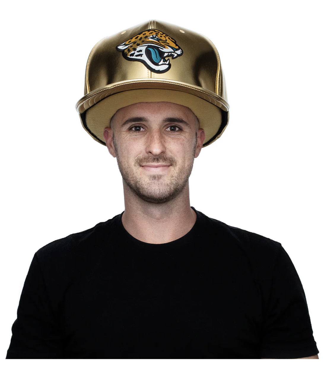 Oversized Super Fan Hat in Silver Chrome Jaguars (Fun Gift idea!)