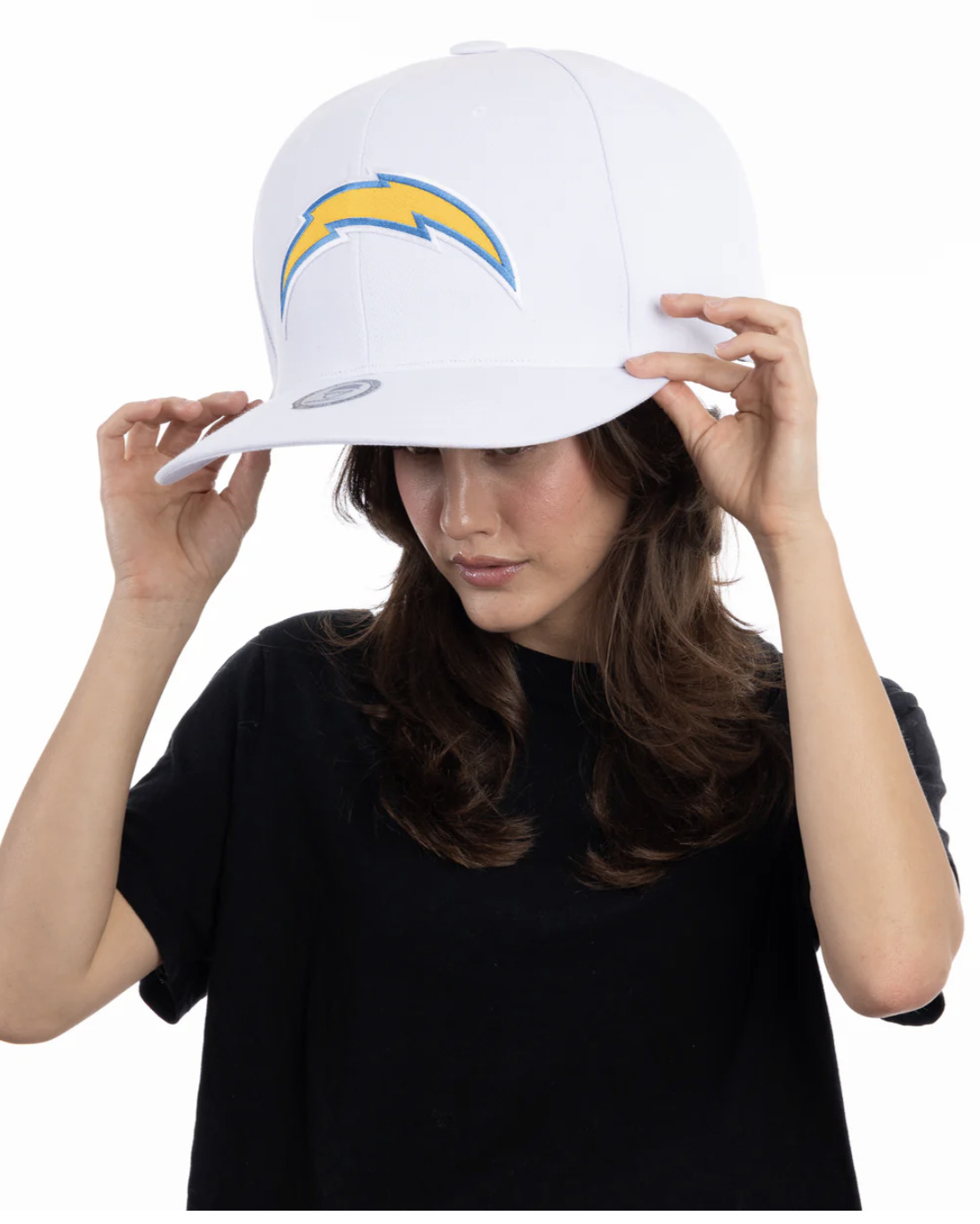 Oversized Super Fan Hat in Black Chargers (Fun Gift!!)