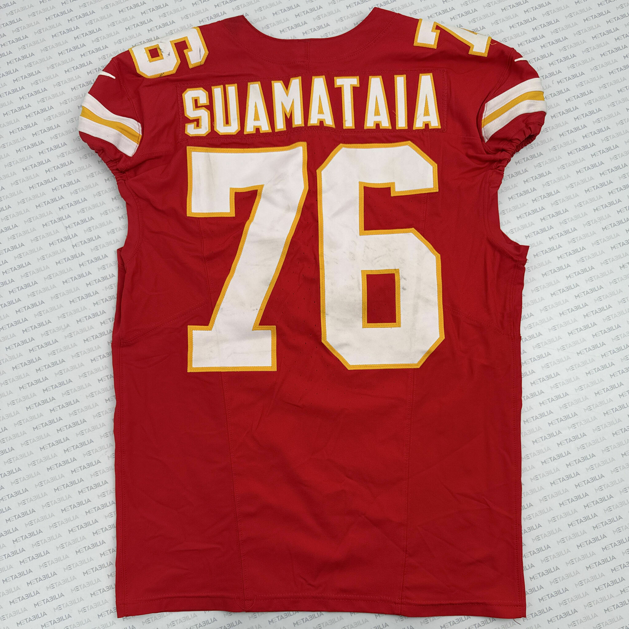 #76 SUAMATAIA Game-Worn Jersey vs PHI