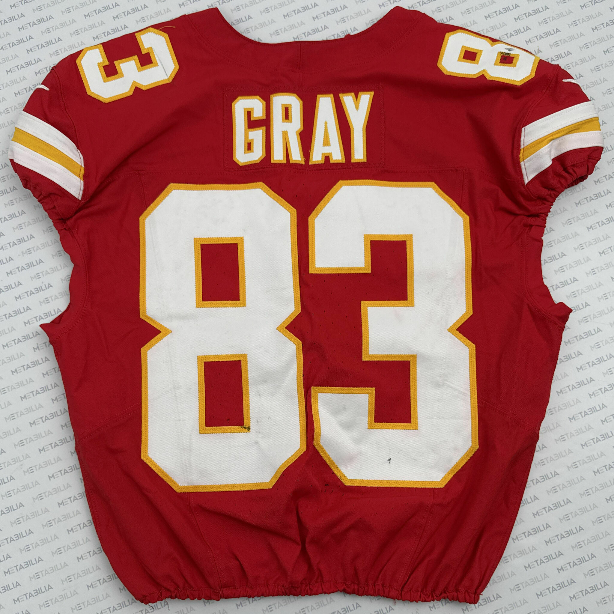#83 GRAY Game-Worn Jersey vs PHI