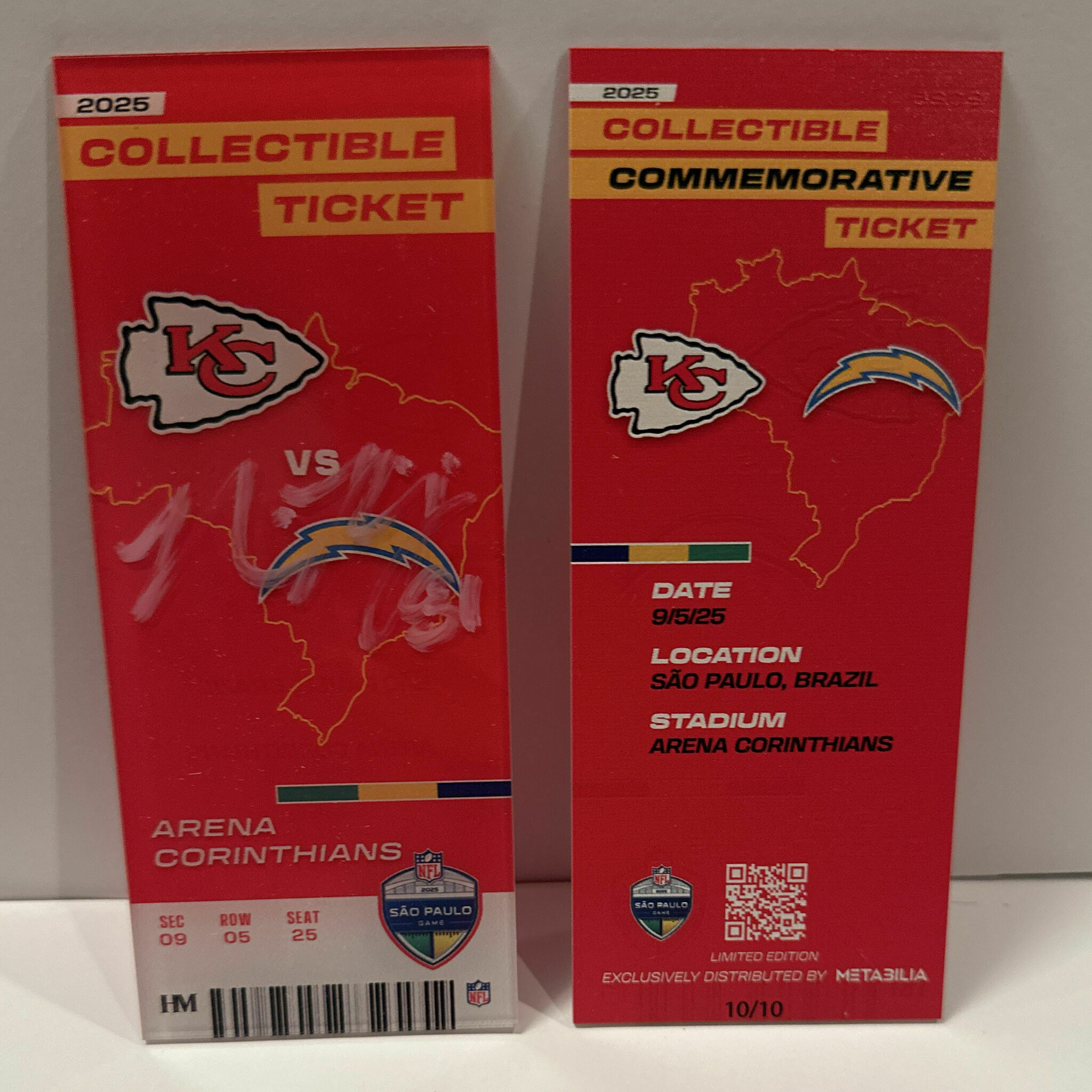 Nikko Remigio Signed Commemorative Ticket - Wk1 vs Chargers