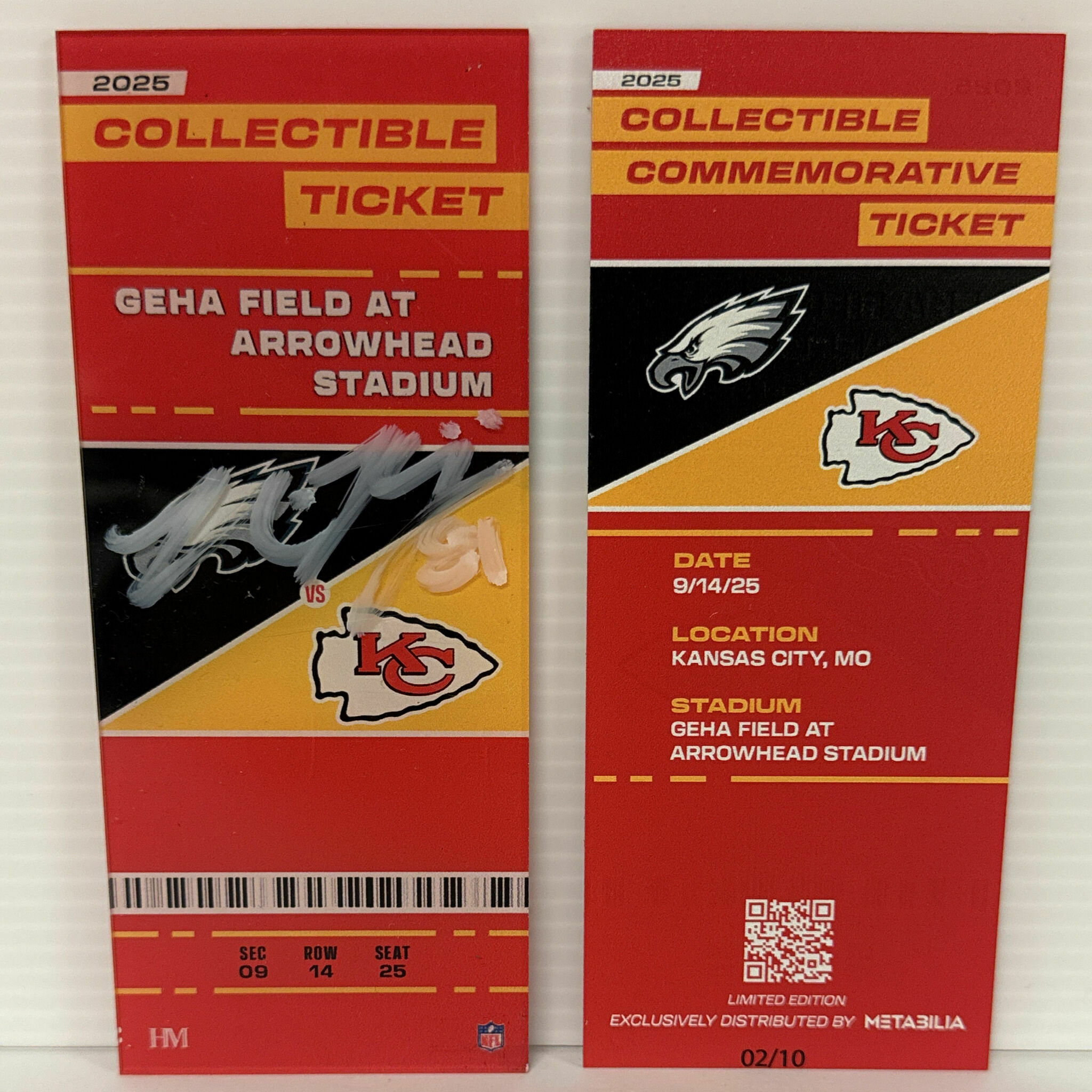 Nikko Remigio Signed Commemorative Ticket - Wk2 vs Eagles