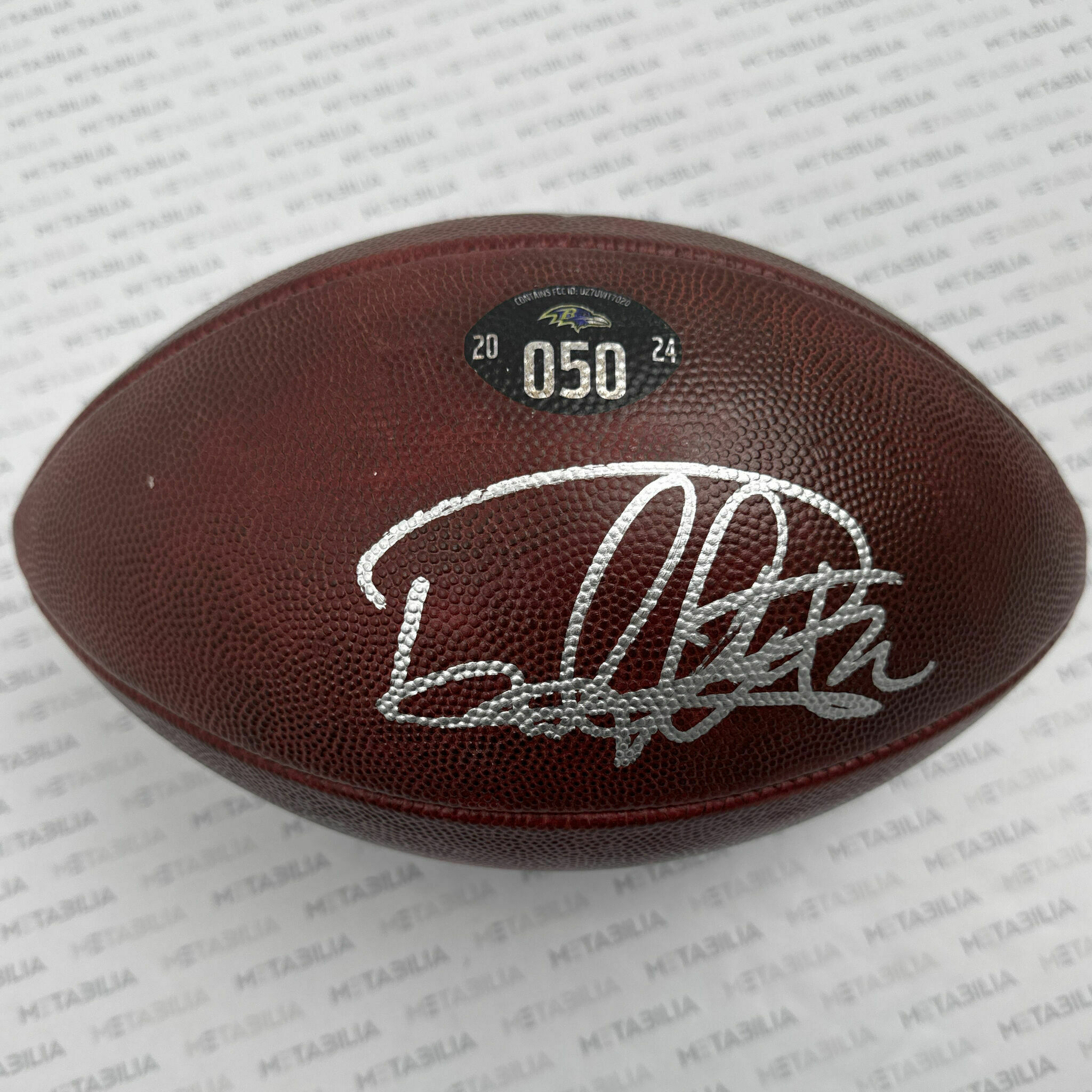 #22 Henry Signed PLAYOFF Game-Used Ball #050 vs Bills