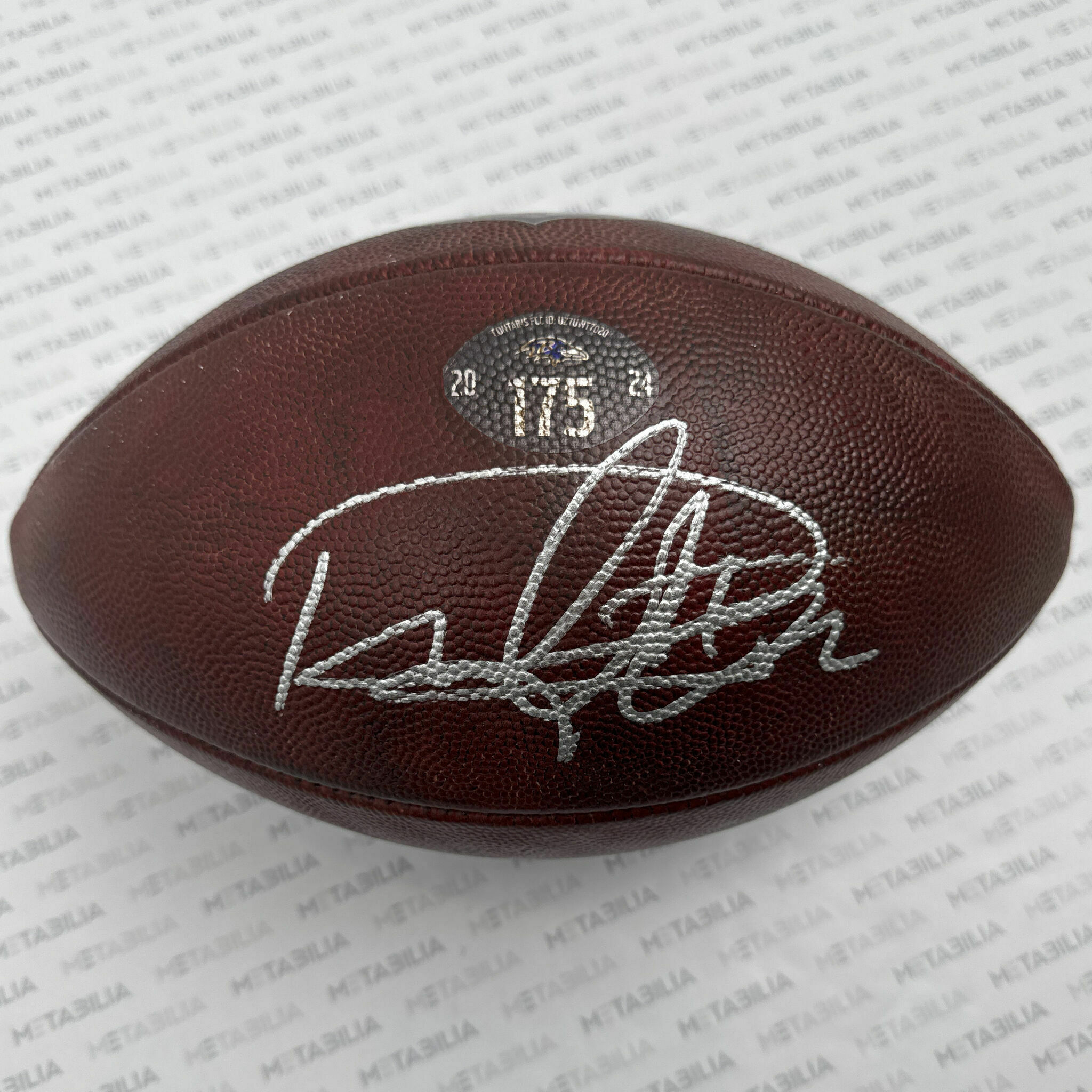 #22 Henry PHOTOMATCHED Ravens Game-Used Ball #175 vs Buccaneers