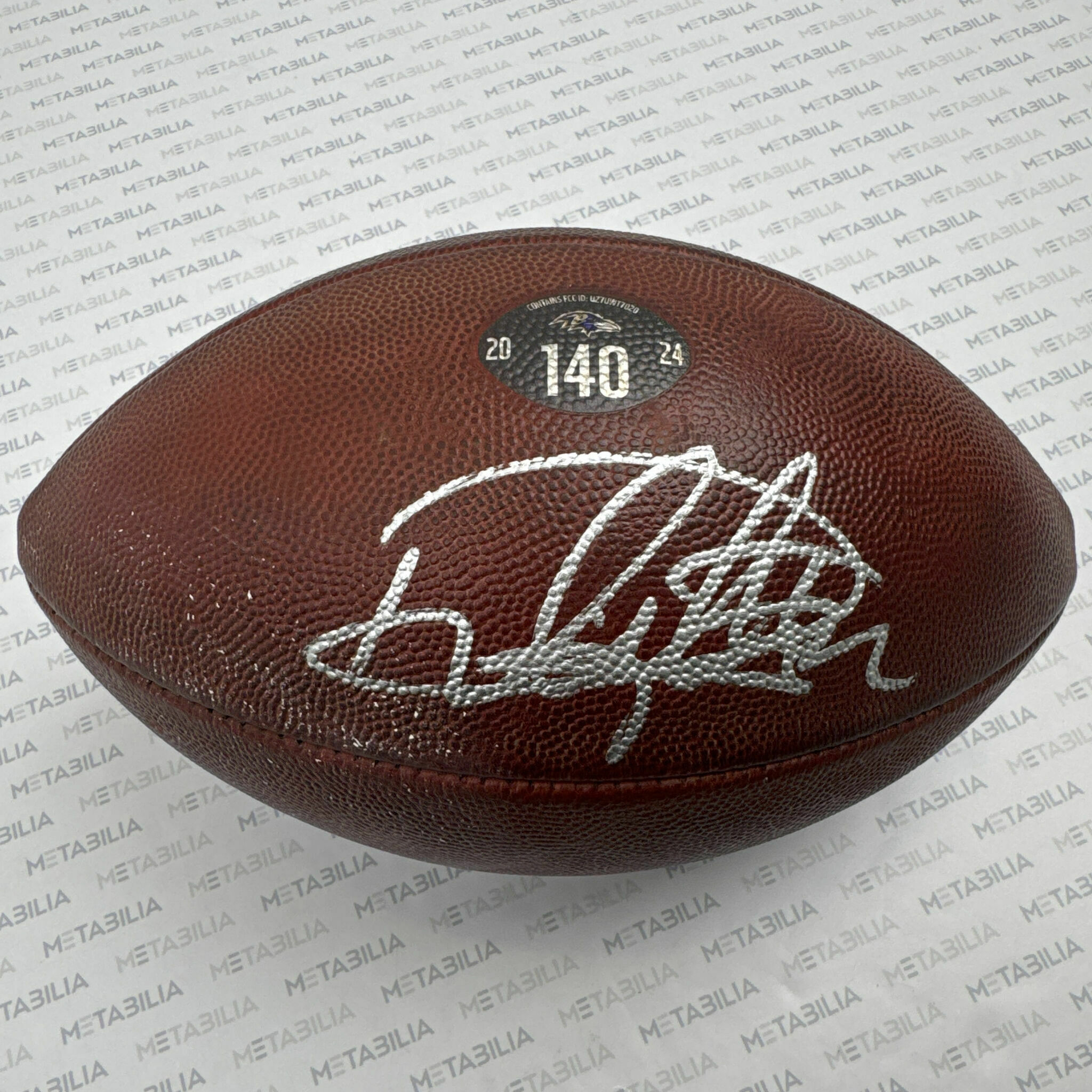 #22 Henry Signed PHOTOMATCHED #140 Game Used Ball vs Chiefs