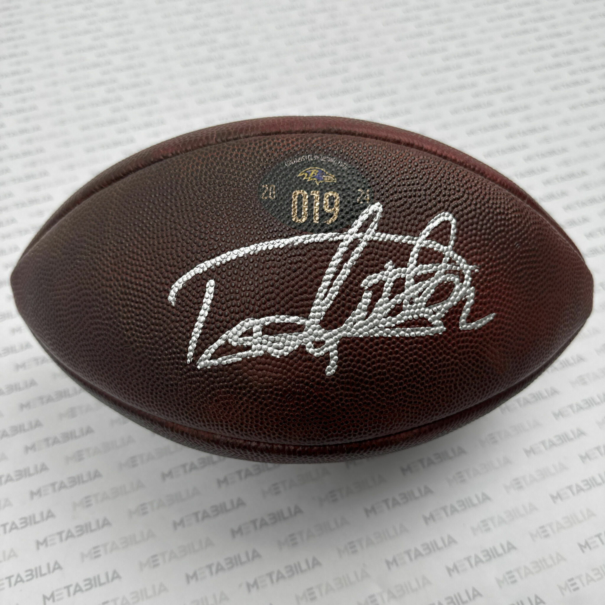 #22 Henry Signed Game-Used Ball #019 vs Bengals
