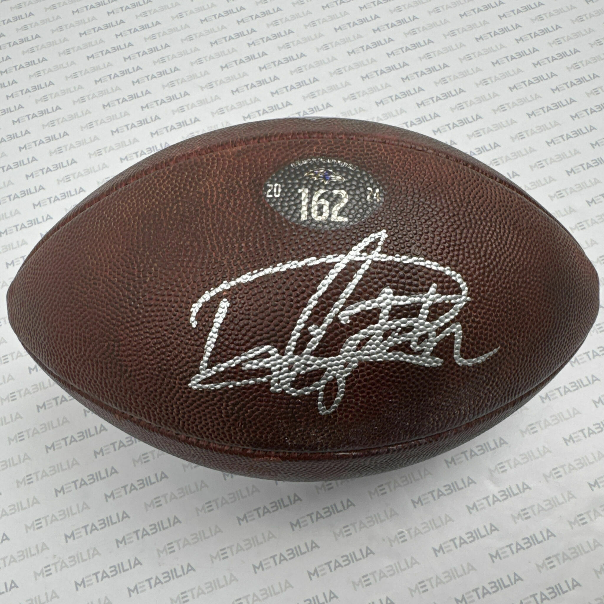 #22 Henry Signed Game-Used Ball #162 vs Steelers