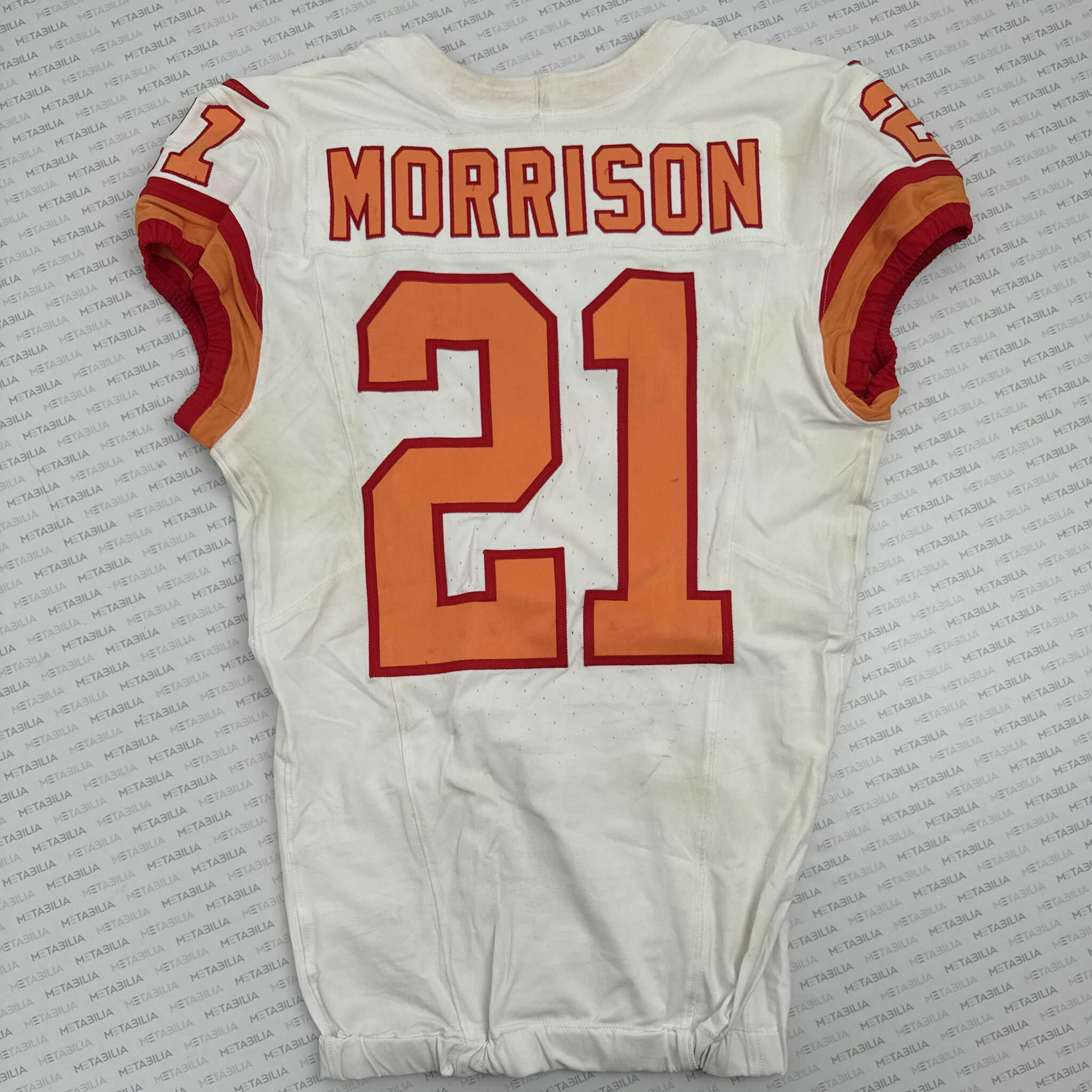 #21 Benjamin Morrison 1976 Style Game-Worn Jersey vs NYJ