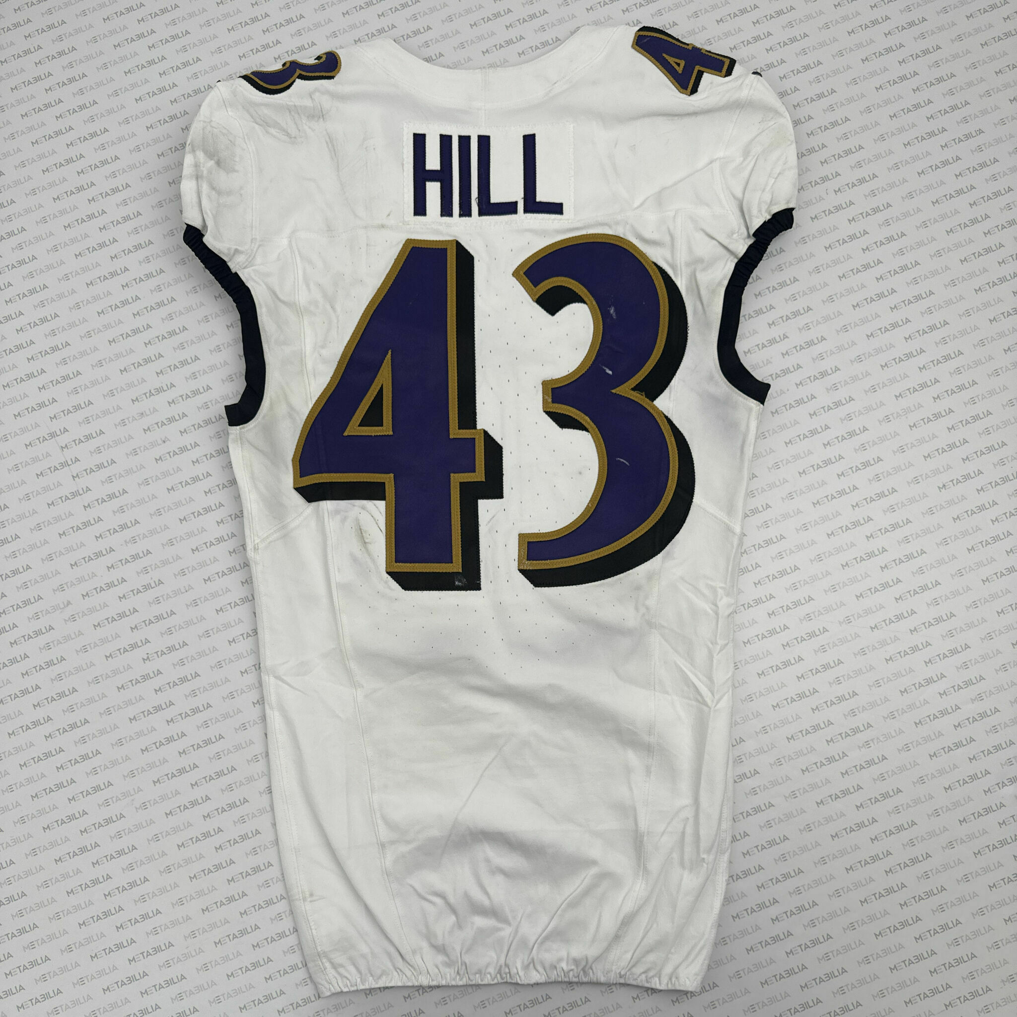Justice Hill Game-Worn Jersey vs Bills