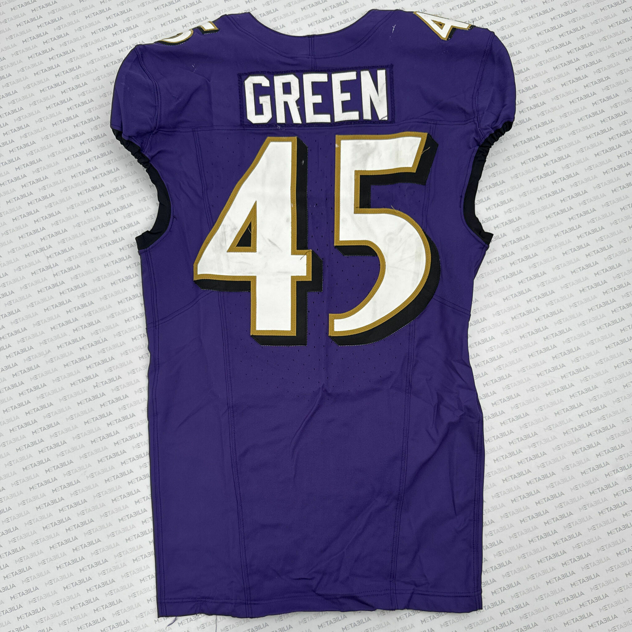 #45 Mike Green Game-Worn Jersey vs Browns