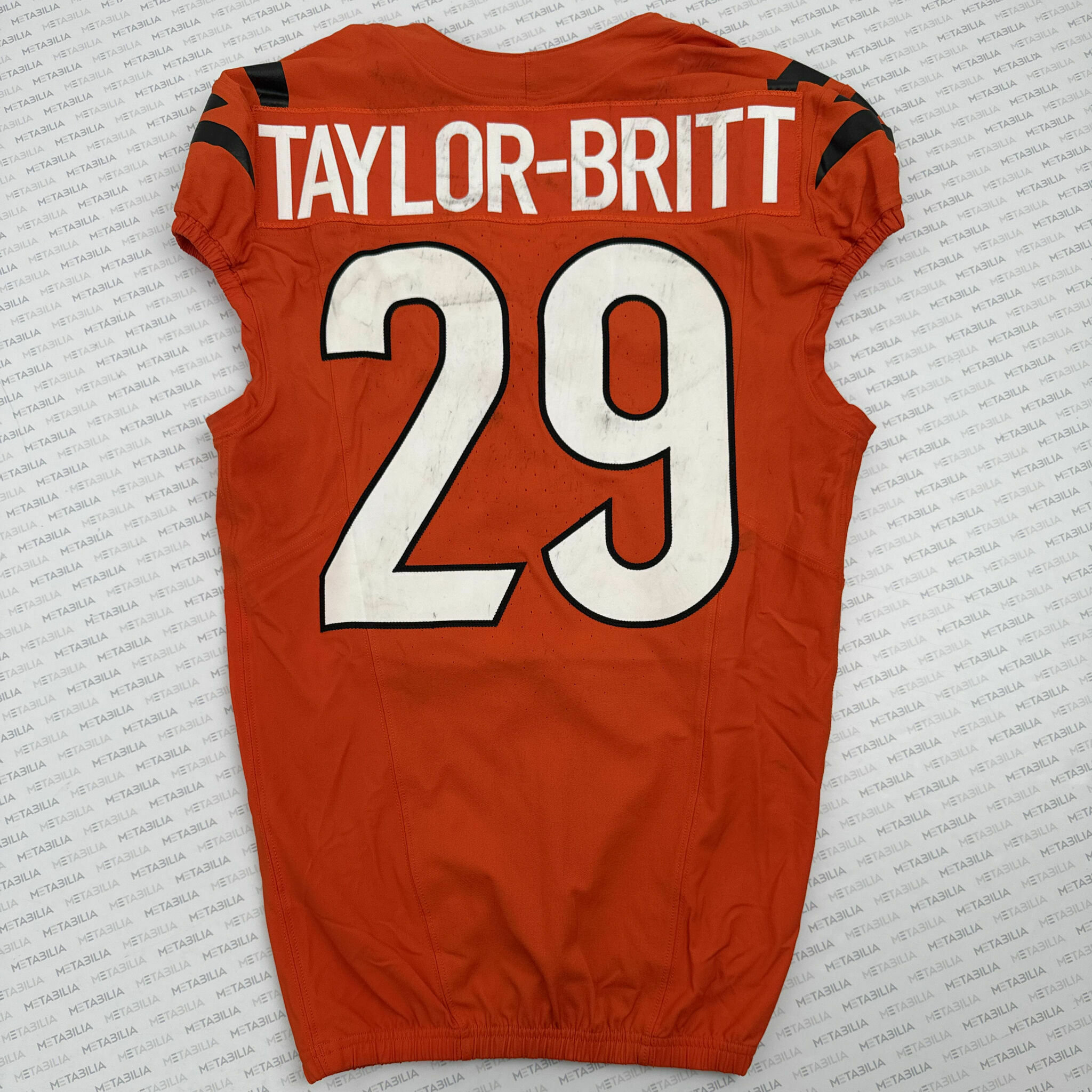 #29 Cam Taylor-Britt Game-Worn Jersey vs Jax