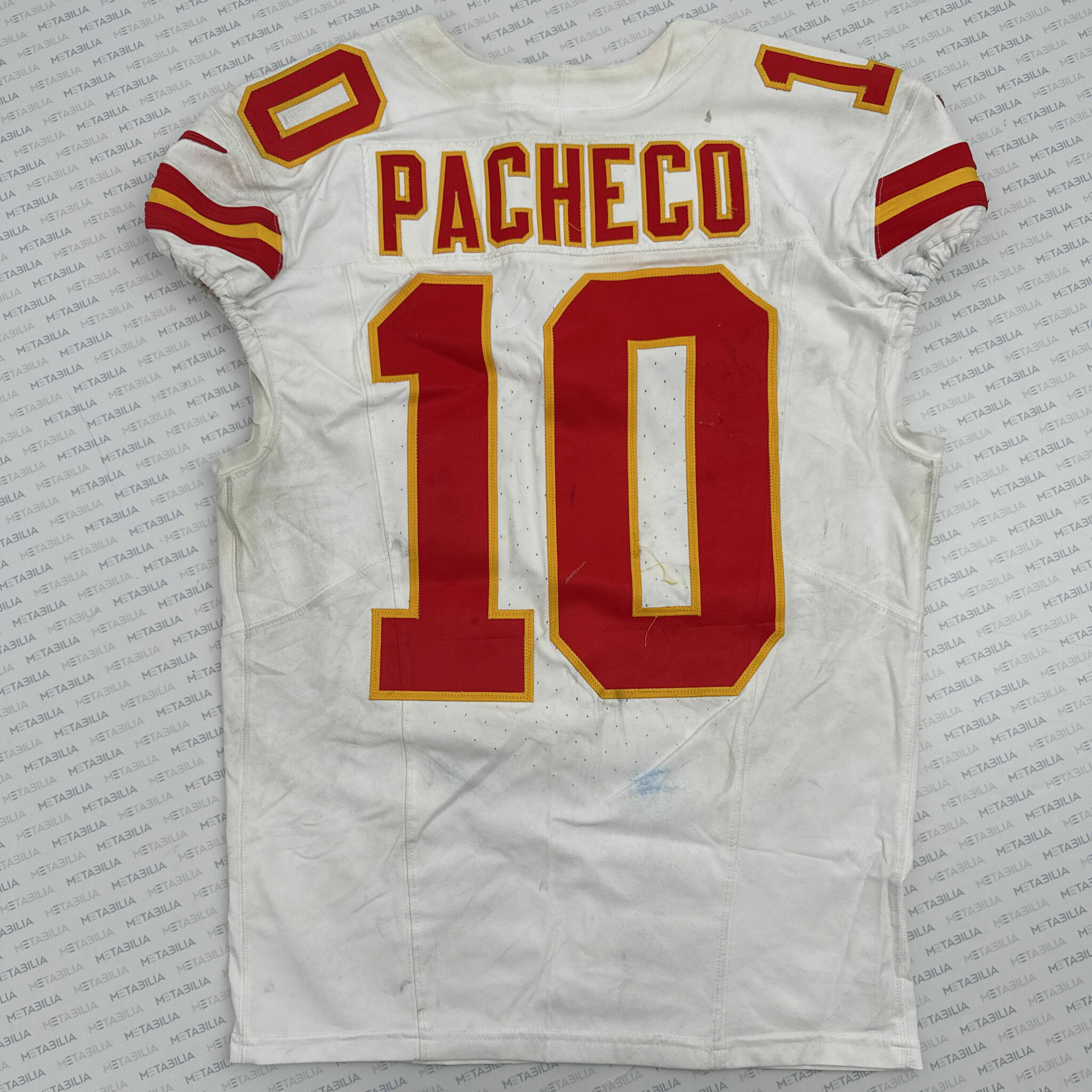 #10 Pacheco Game-Worn Jersey vs NYG