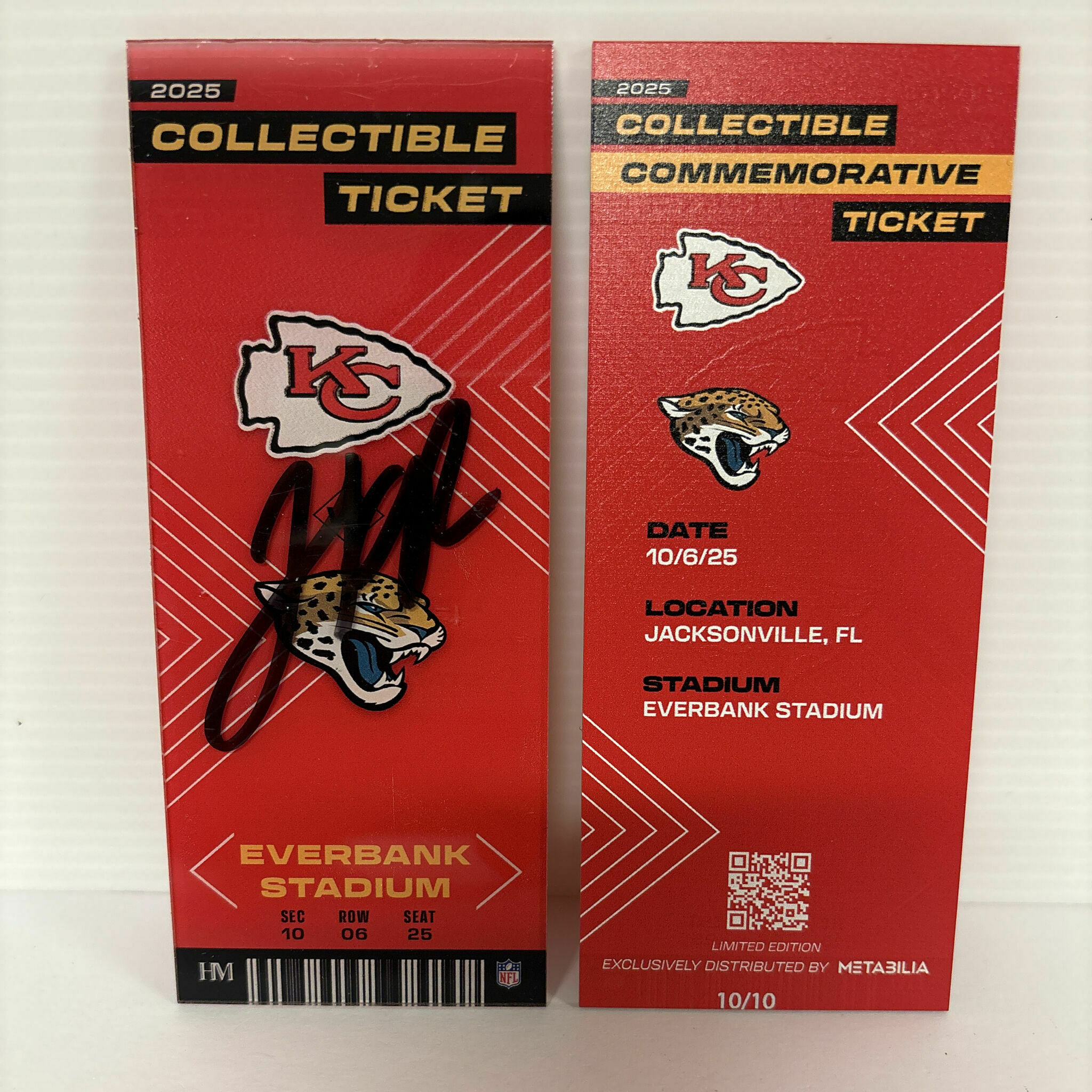 Jalen Royals Signed Commemorative Ticket - Wk5 vs Jaguars