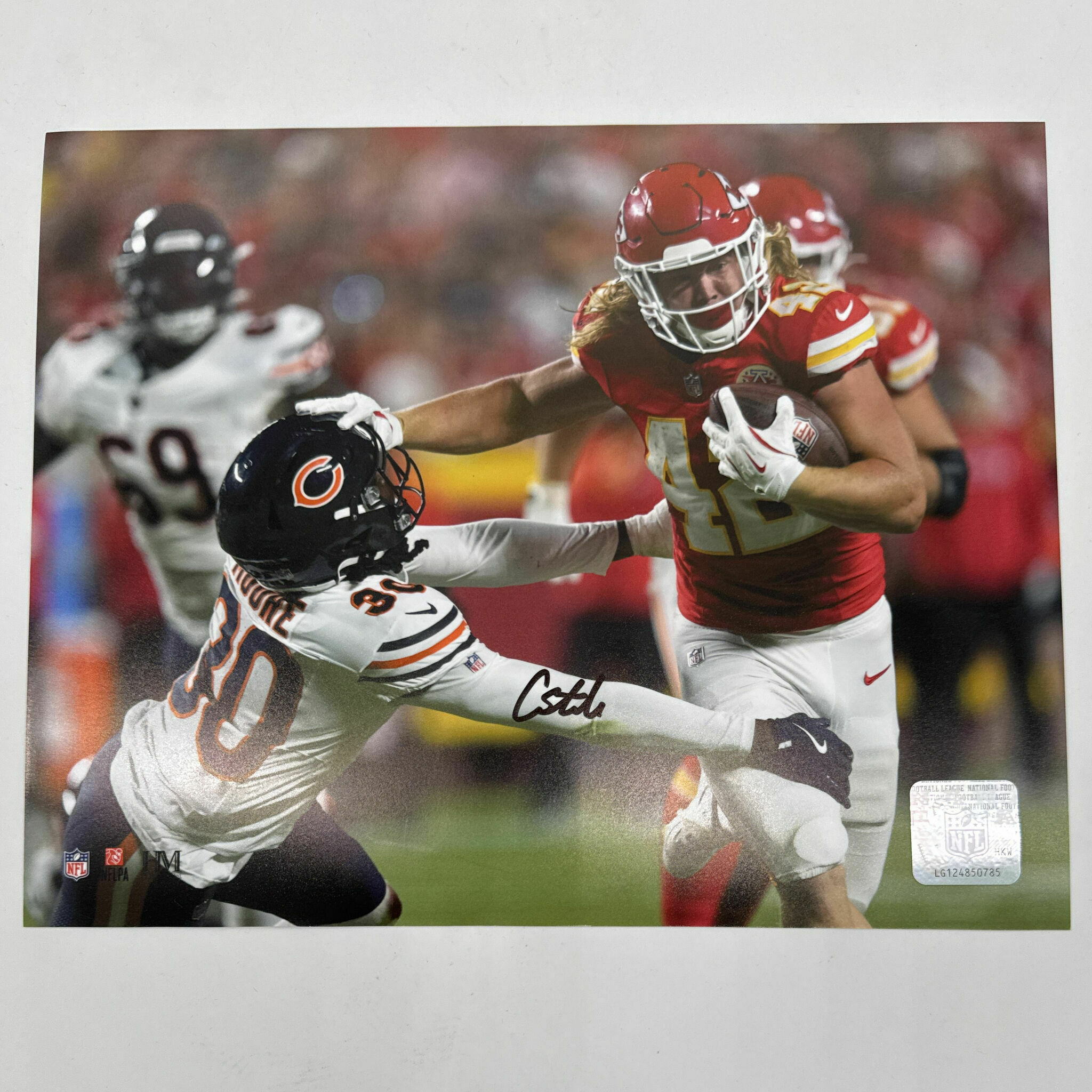 Carson Steele Signed 8x10 Photo - Stiff Arm