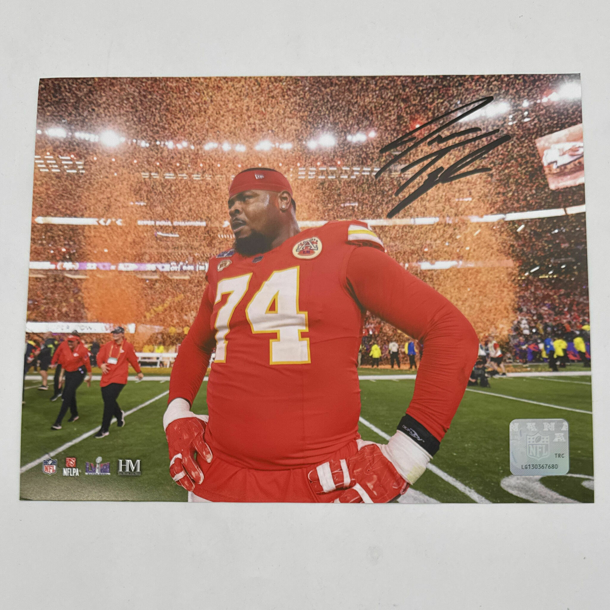 Jawaan Taylor Signed 8x10 Photo - SB Confetti