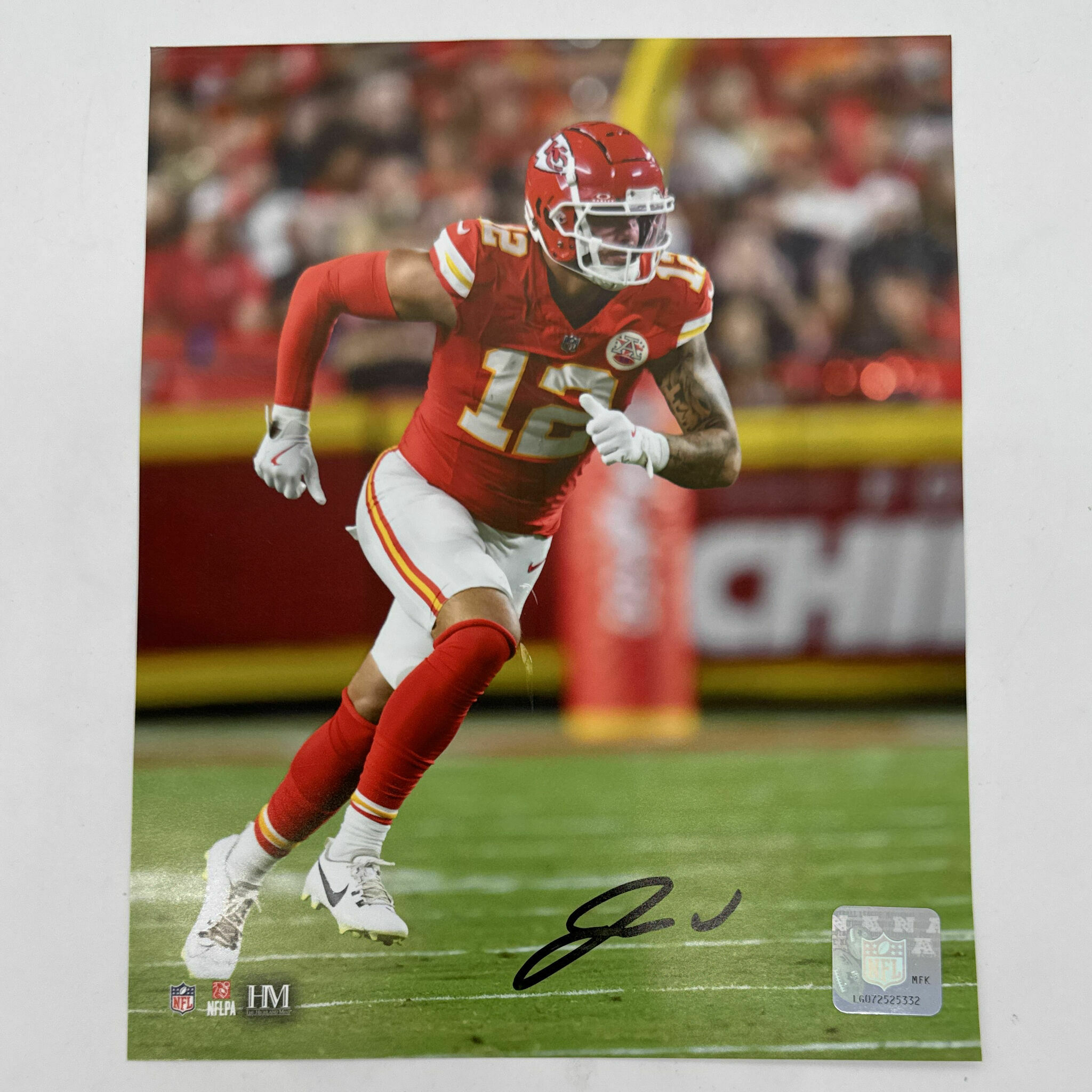 Jared Wiley Signed 8x10 Photo - Route in Red