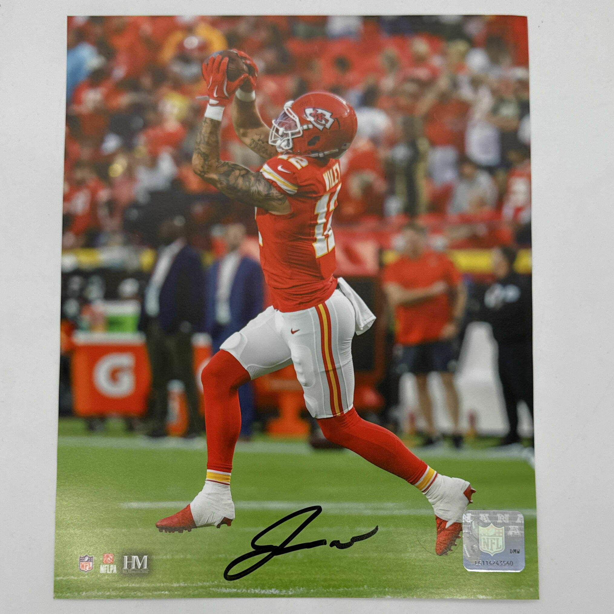 Jared Wiley Signed 8x10 Photo - Catch