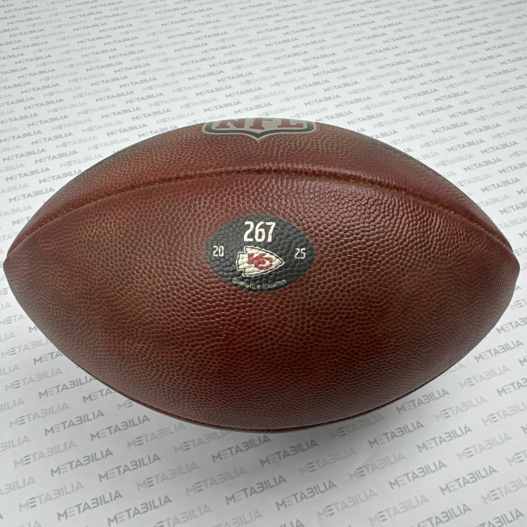 Chiefs Game-Used Ball #267 vs NYG