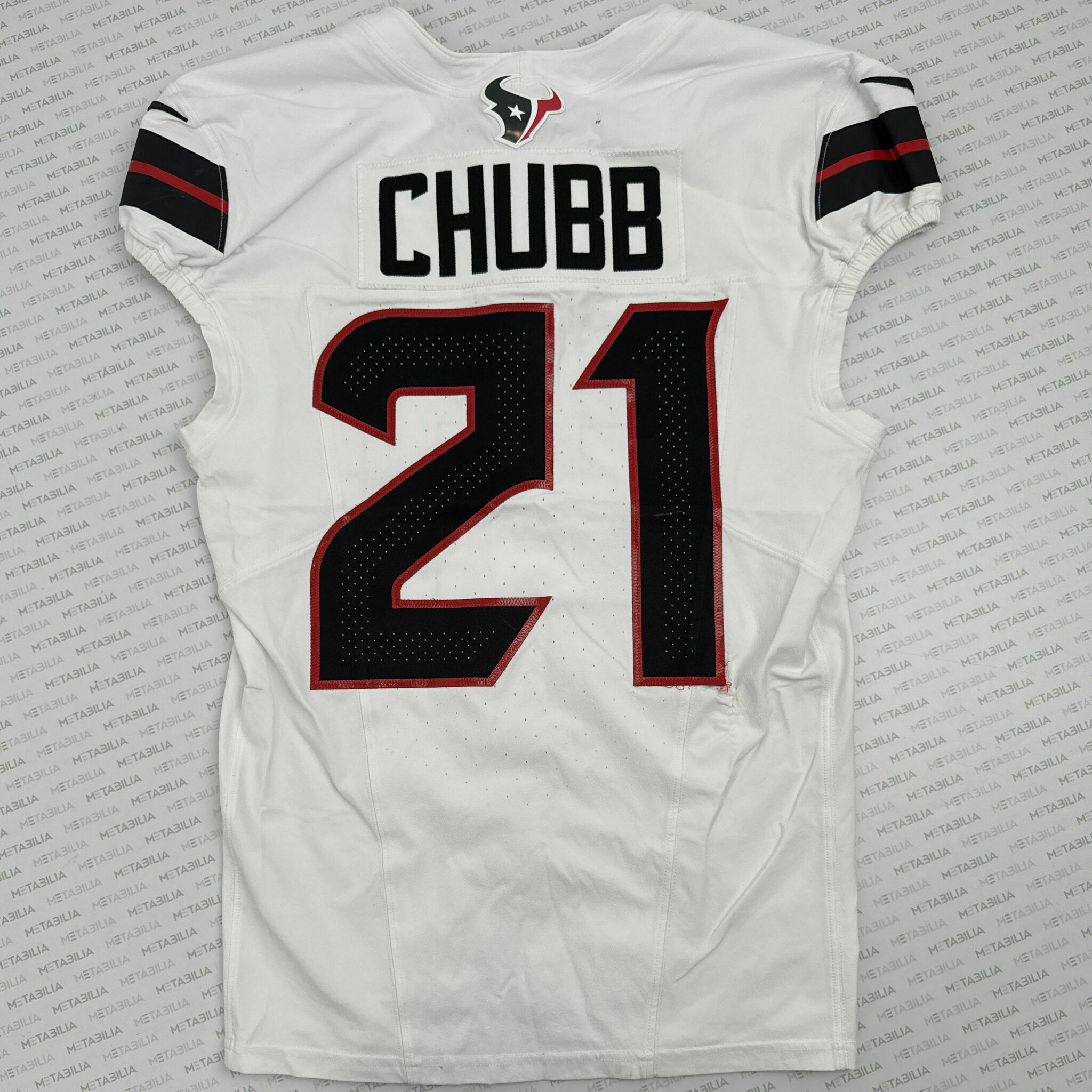 #21 Chubb Game-Worn Jersey vs Buccaneers
