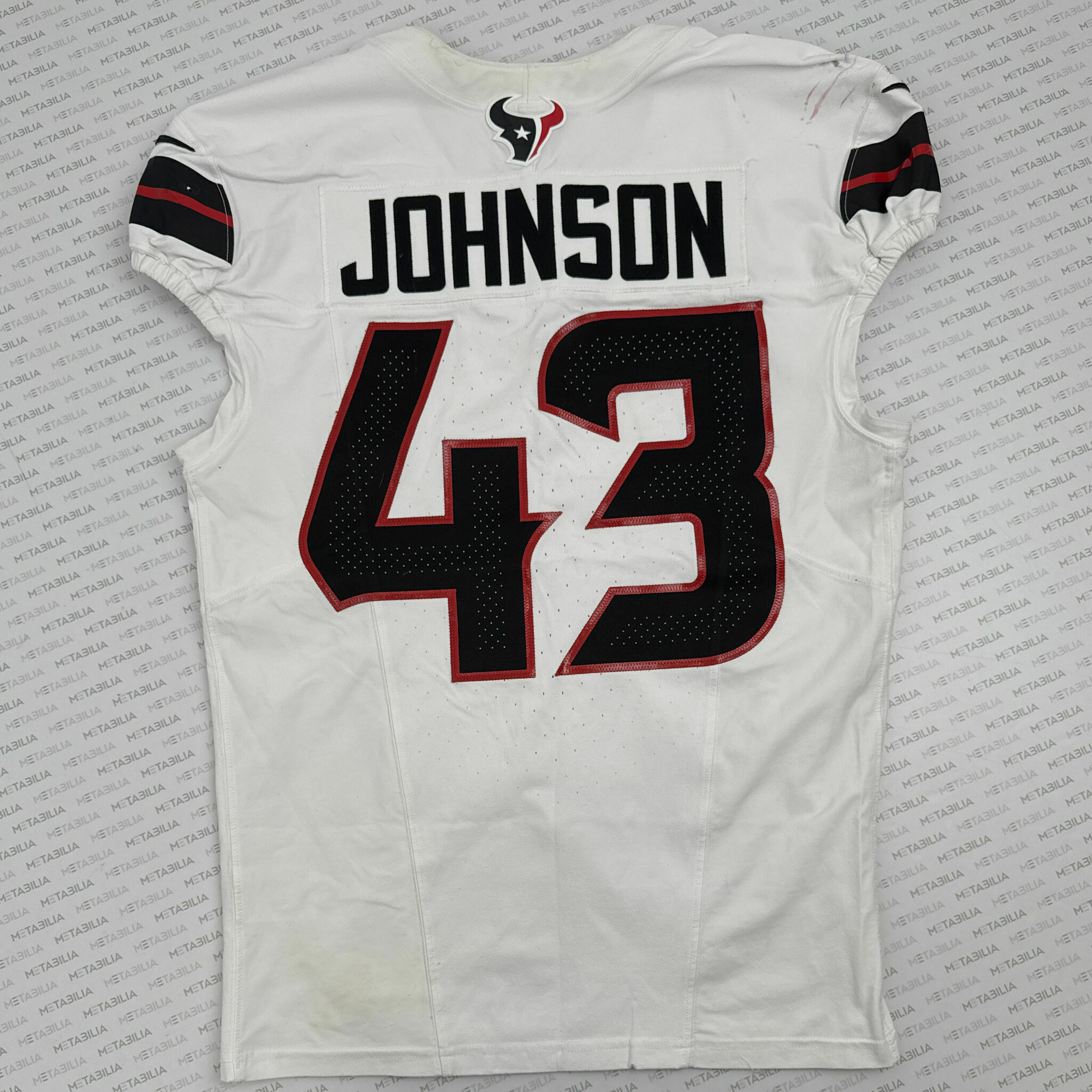 #43 Johnson Game-Worn Jersey vs Buccaneers