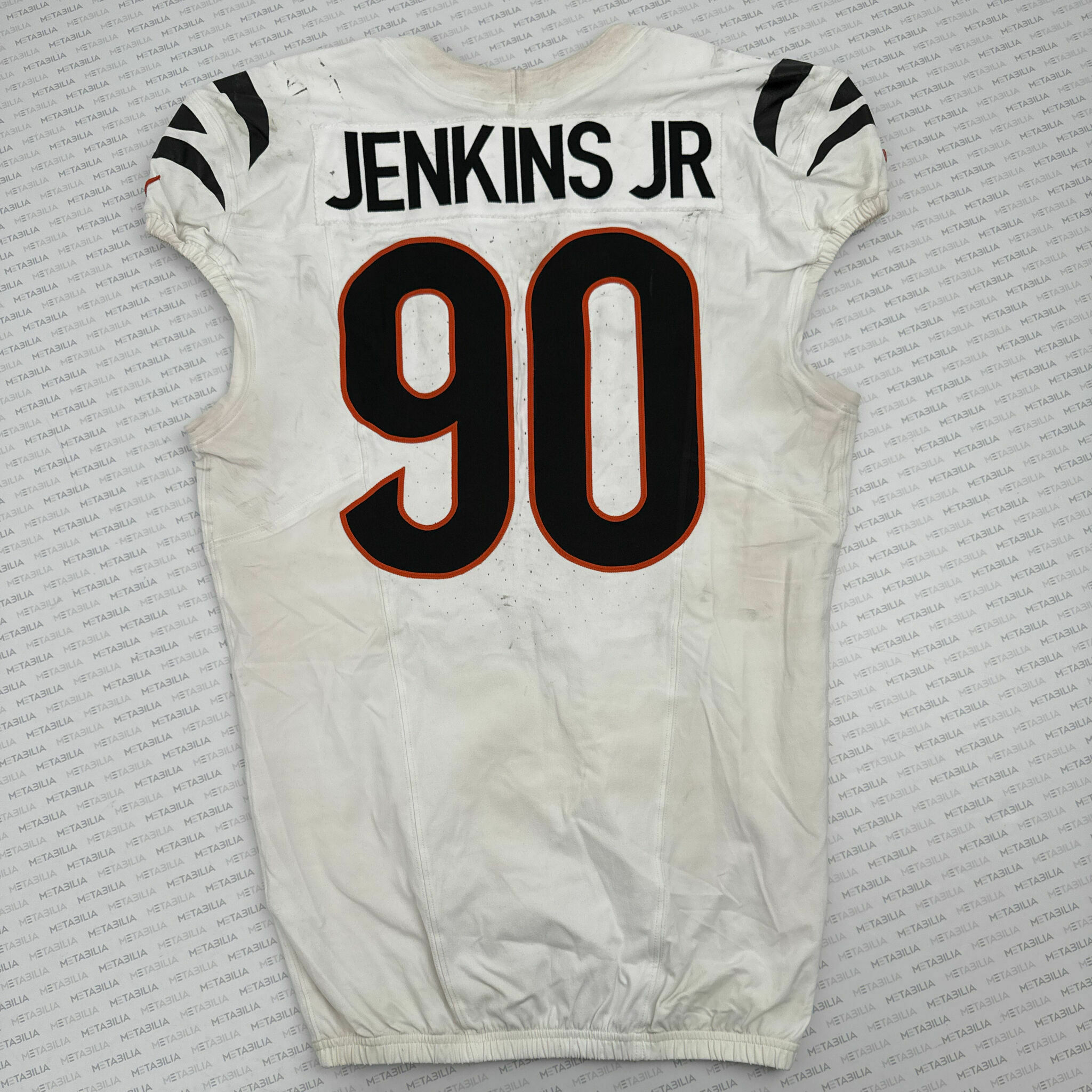 #90 Kris Jenkins Jr. Game-Worn Jersey vs Vikings