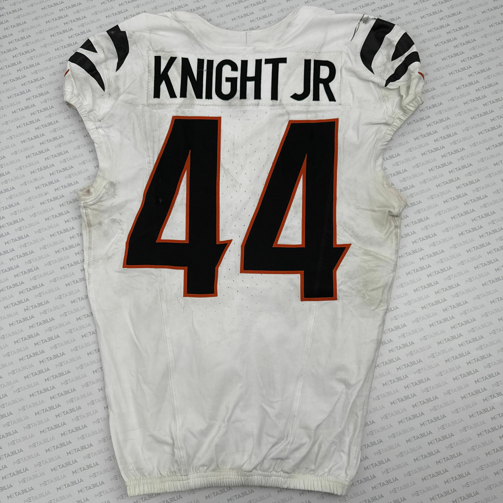 #44 Demetrius Knight Jr. Game-Worn Jersey vs Vikings