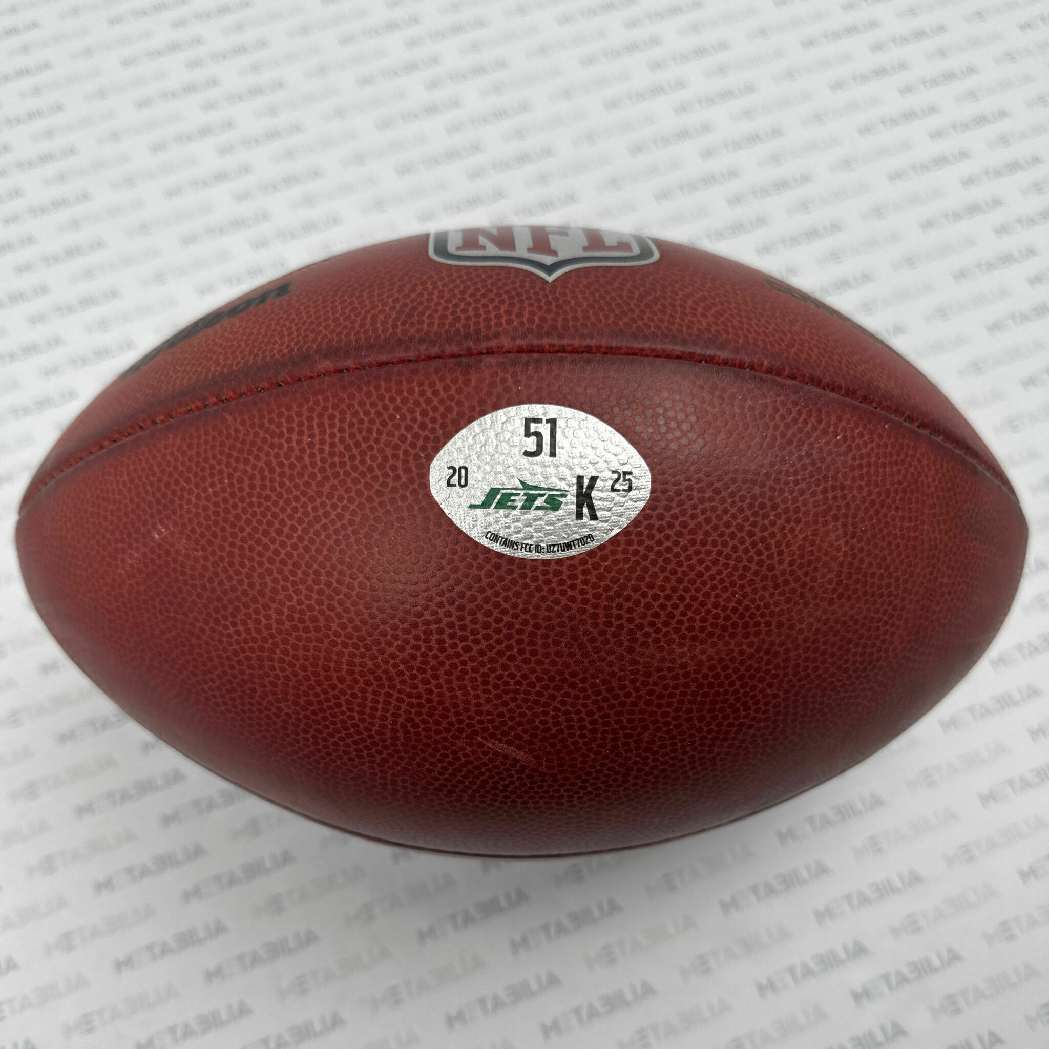 Jets Game-Used K-Ball vs Bills